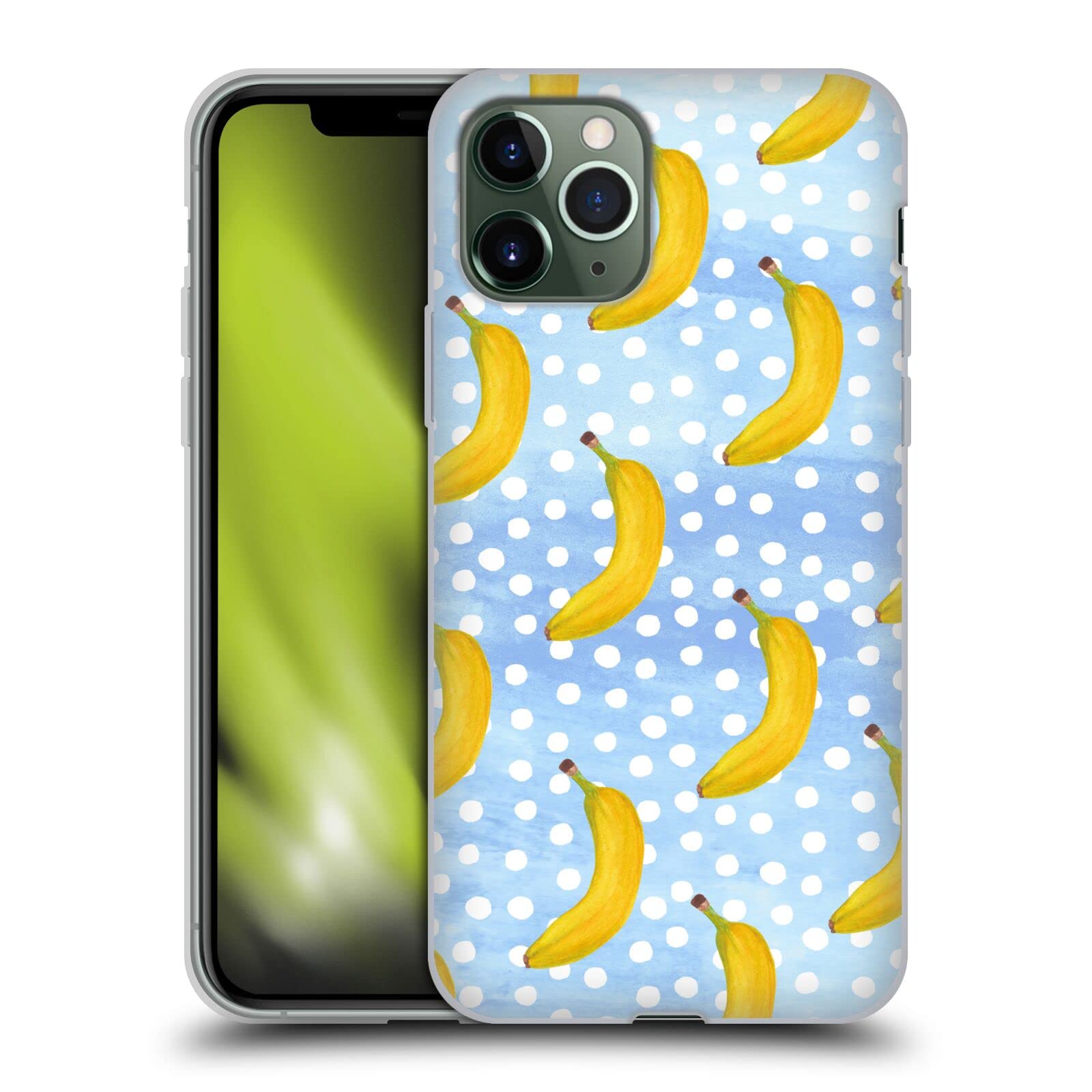 Officially Licensed Haroulita Bananas Fruits 2 Soft Gel Case for Apple iPhone 11 Pro - Cute Protective Phone Cover for Women, Girls | Perfect for Everyday Use, Work & School
