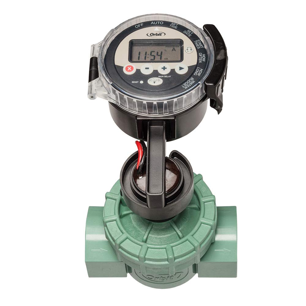 2-Pack Orbit 57860 Battery Operated Sprinkler Timer with Valve - Automatic Water Timer for Garden, Lawn & Irrigation System - Easy Installation & Water Saving Solution for Outdoor Plants