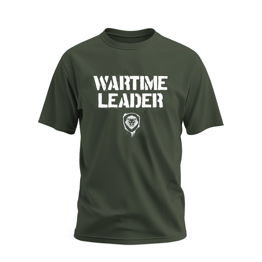 Wartime Leader Graphic T-Shirt - Vintage Military Style Cotton Tee for Men - Perfect for History Buffs & Patriotic Events