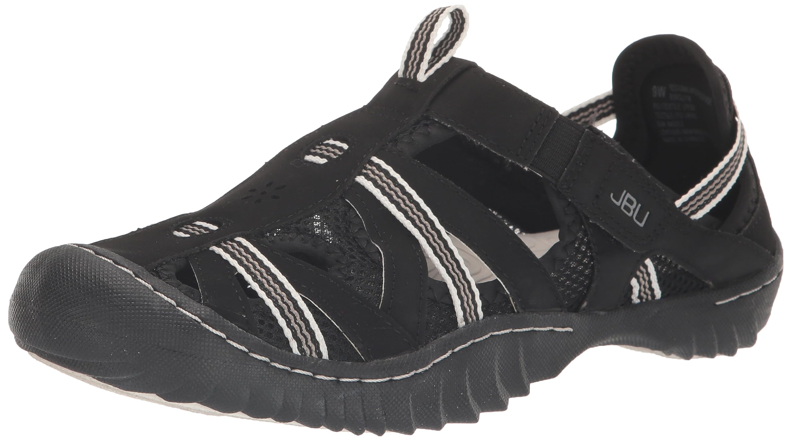 JBU Regional Water Ready Women's Outdoor Comfort Adjustable Closed Toe Water Shoes for Beach, Pool, and Kayaking Adventures