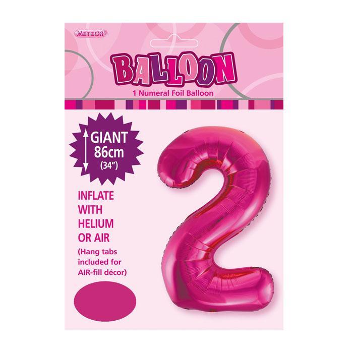 Pink Jumbo Number Foils - Large Decorative Numbers for Party Decorations, Wedding Backdrops, Birthday Celebrations & DIY Crafts