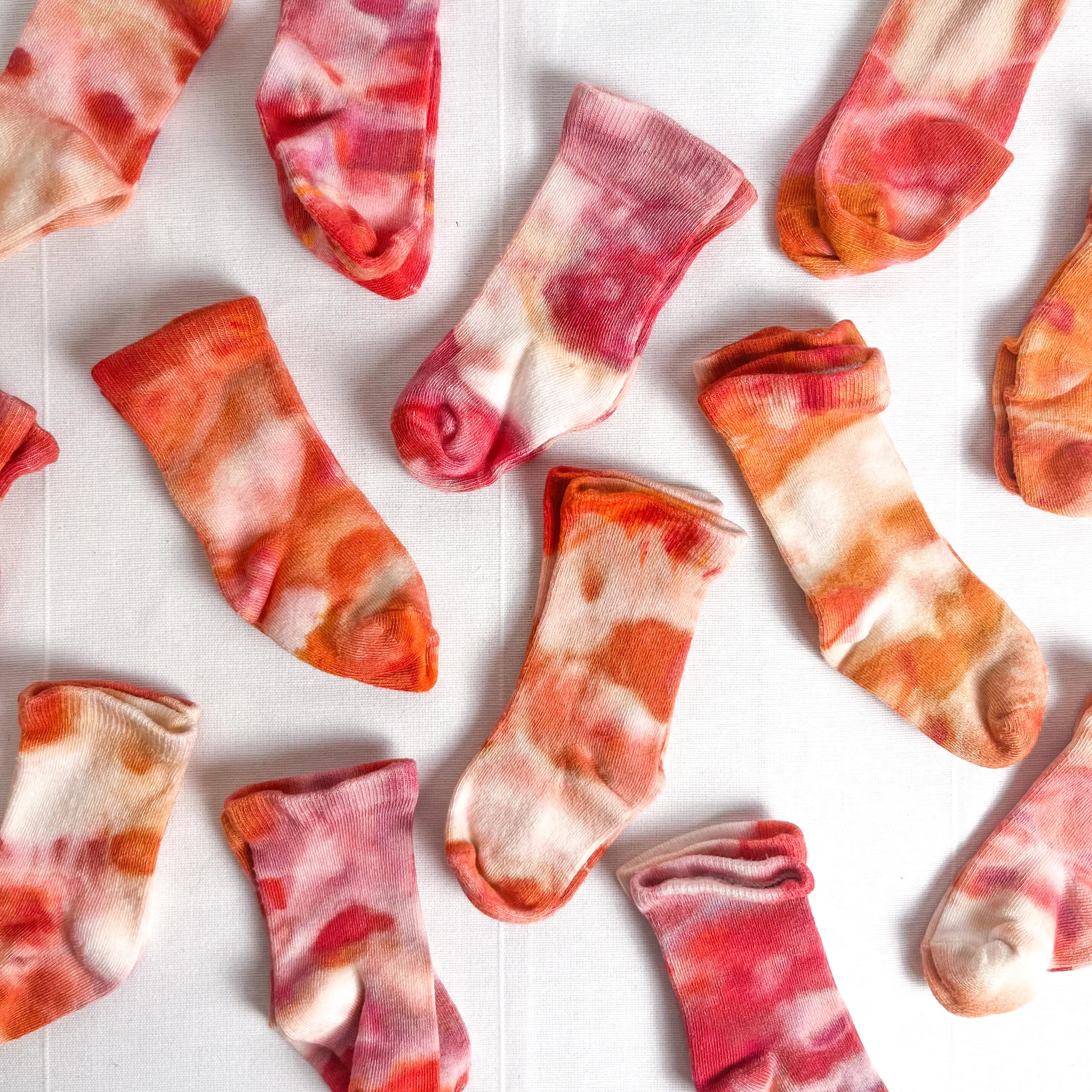 Organic Hand-Dyed Bamboo Baby Socks - Soft, Breathable & Hypoallergenic for Newborns & Infants - Perfect for Everyday Wear, Photo Shoots & Special Occasions