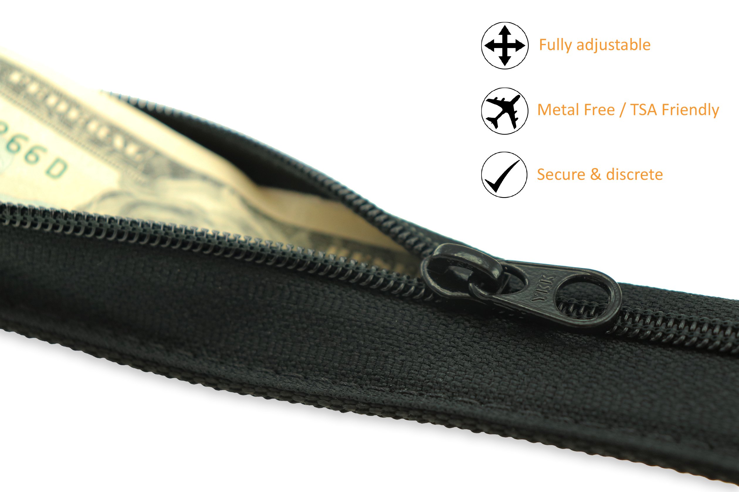 Best Hiking & Travel Money Belt - Secure RFID Blocking Waist Pouch for Cash, Passport & Cards - Perfect for Outdoor Adventures, Airports & Daily Commute