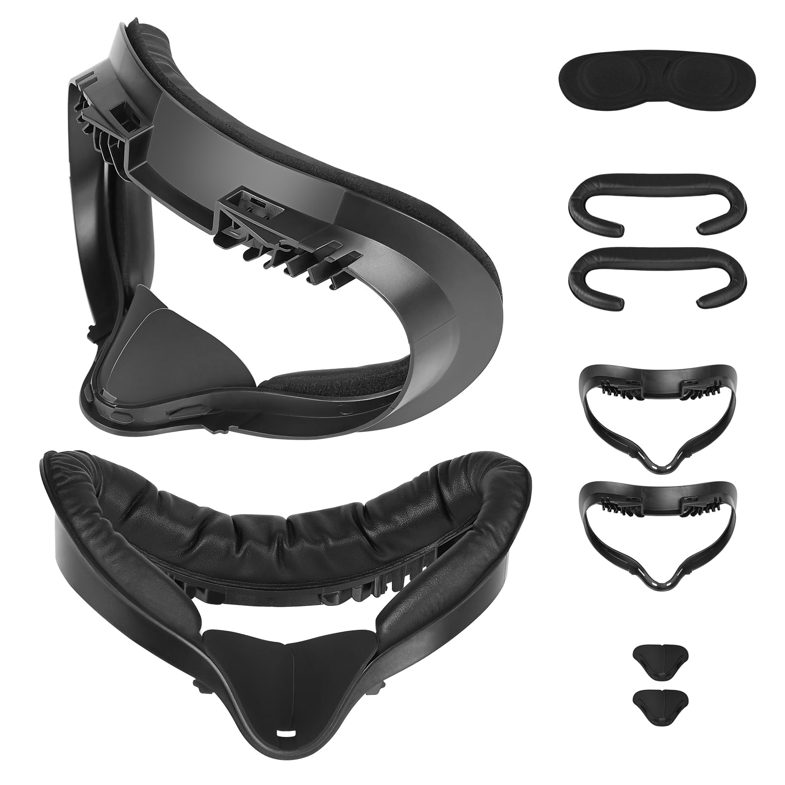 2-Pack TechKen VR Face Pad for Meta Quest 2 - Ventilated Cooling Foam Cover with Airflow Design | Enhanced Comfort for Gaming, Fitness & Extended VR Sessions