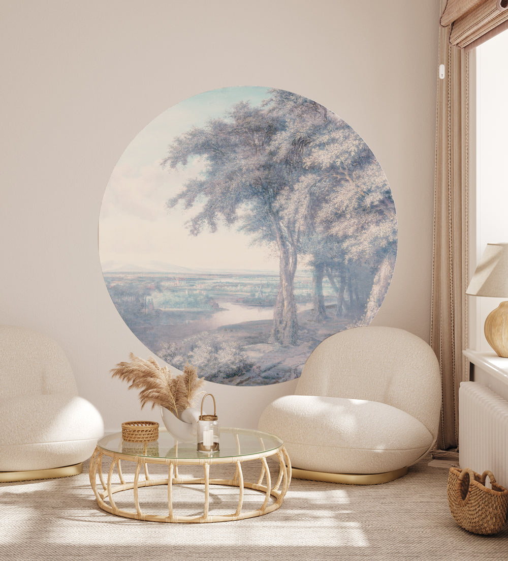 Dutch Master Round Wall Sticker - Premium Decorative Vinyl Art for Home & Office Decor - Perfect for Living Rooms, Bedrooms, and Workspaces