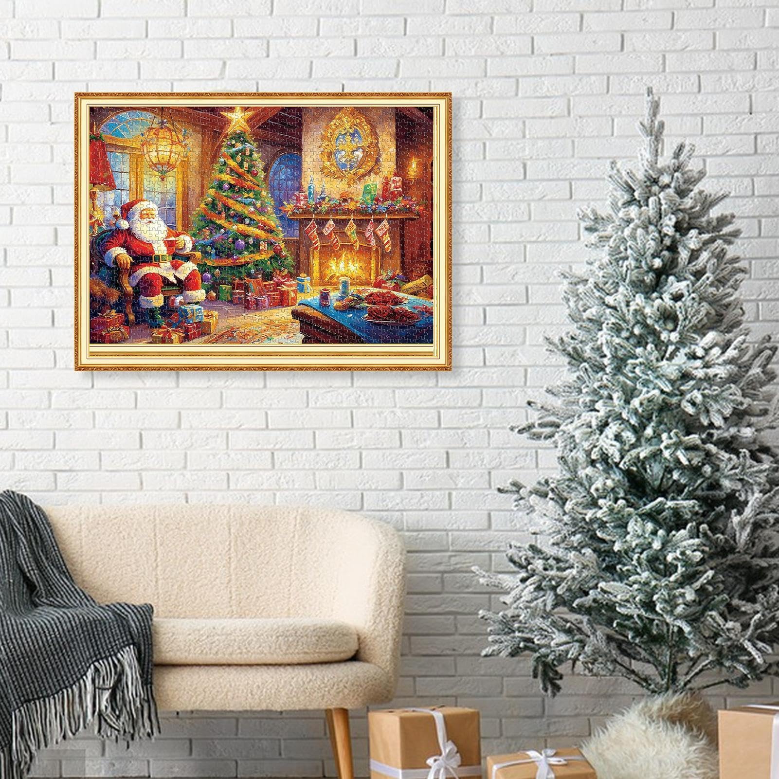 1000-Piece Advent Calendar Puzzle - 24 Days Christmas Countdown Puzzle for Adults (70x50cm) | Fun Holiday Activity & Family Gift Idea
