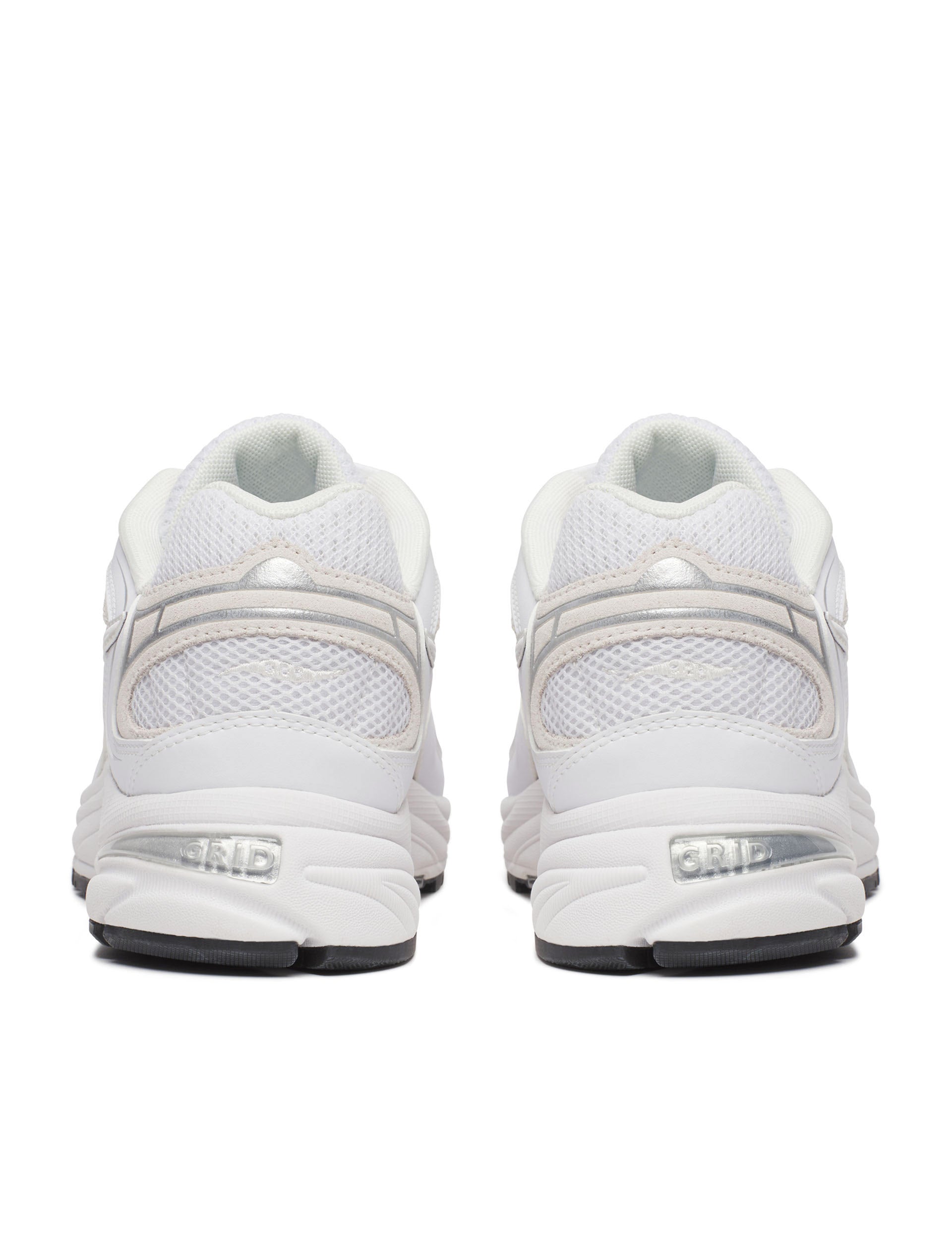 Grid Jazz 9 Suede Sneakers - White/Off White Men's Casual Shoes for Streetwear & Everyday Comfort