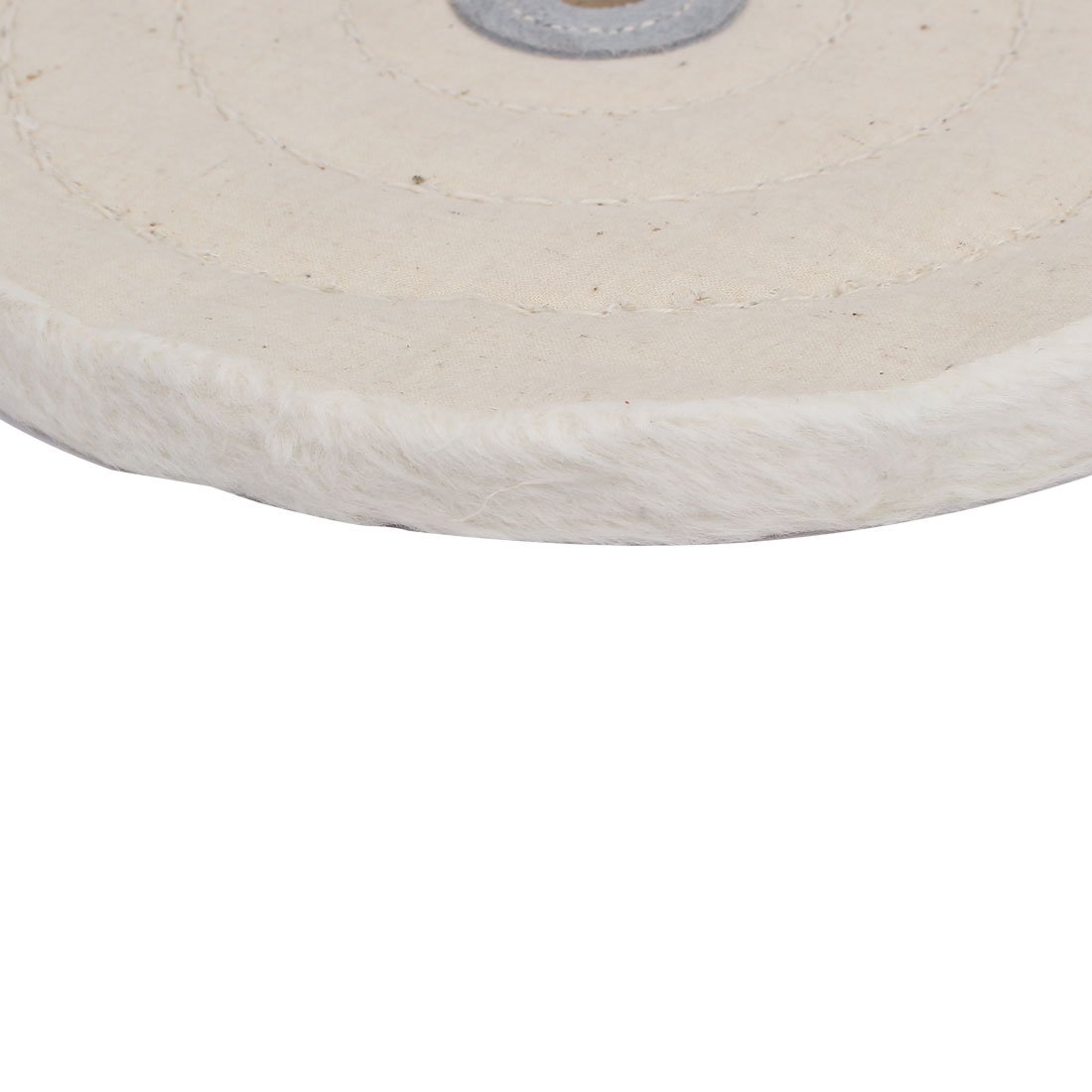 IIVVERR 7-Inch 50-Ply Round Polishing Buffing Wheel - White Cloth Grinder Mop for Metal, Wood & Auto Detailing - Perfect for DIY Projects & Professional Use