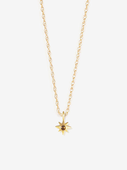 Wanderlust Life Gold Chain Pendant Necklace with White Topaz Capella - Elegant Jewelry for Women, Perfect for Parties, Weddings & Everyday Wear