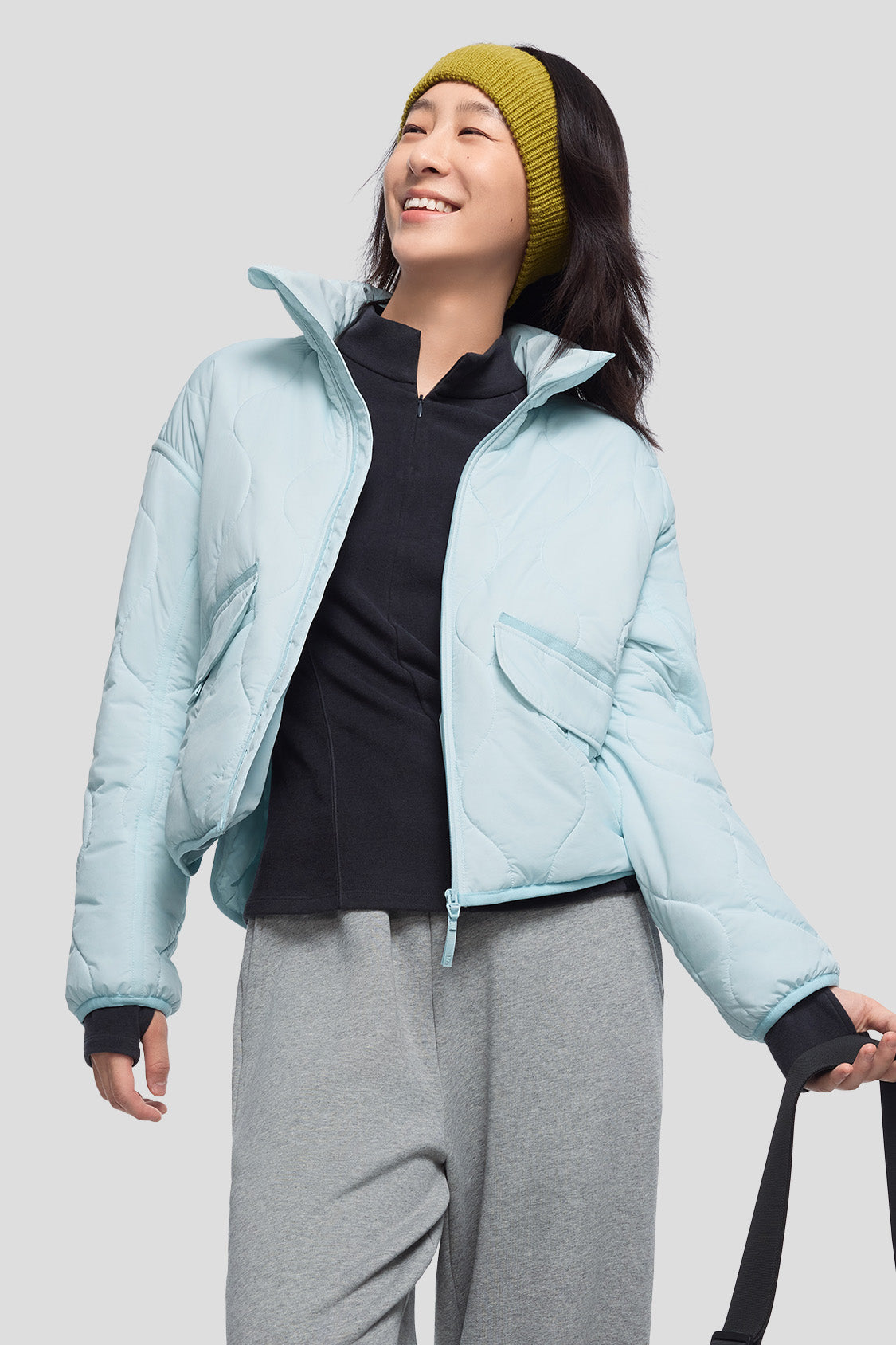 HeatStand Women's Midweight Jacket - Waterproof Windbreaker for Hiking, Travel & Outdoor Activities | Lightweight Insulated Coat for Fall & Winter