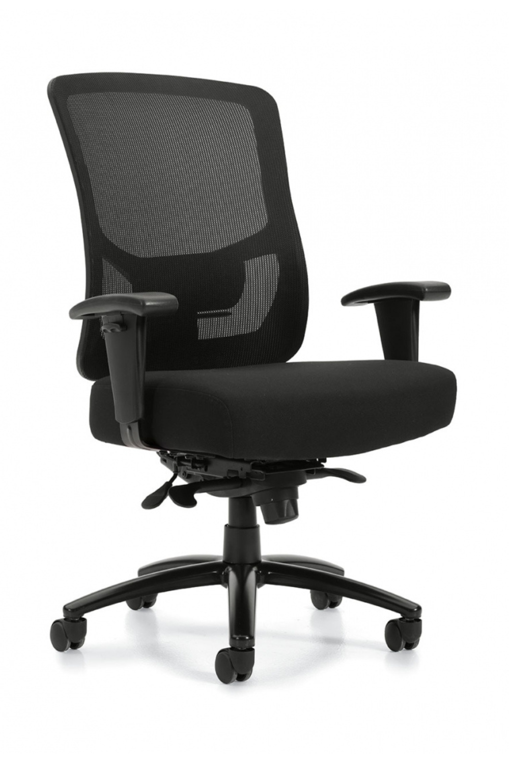 Heavy Duty Mesh Back Synchro Tilter Chair - 350 lb Weight Capacity, Ergonomic Office Chair by OTG - Perfect for Home Office, Gaming, and Conference Rooms