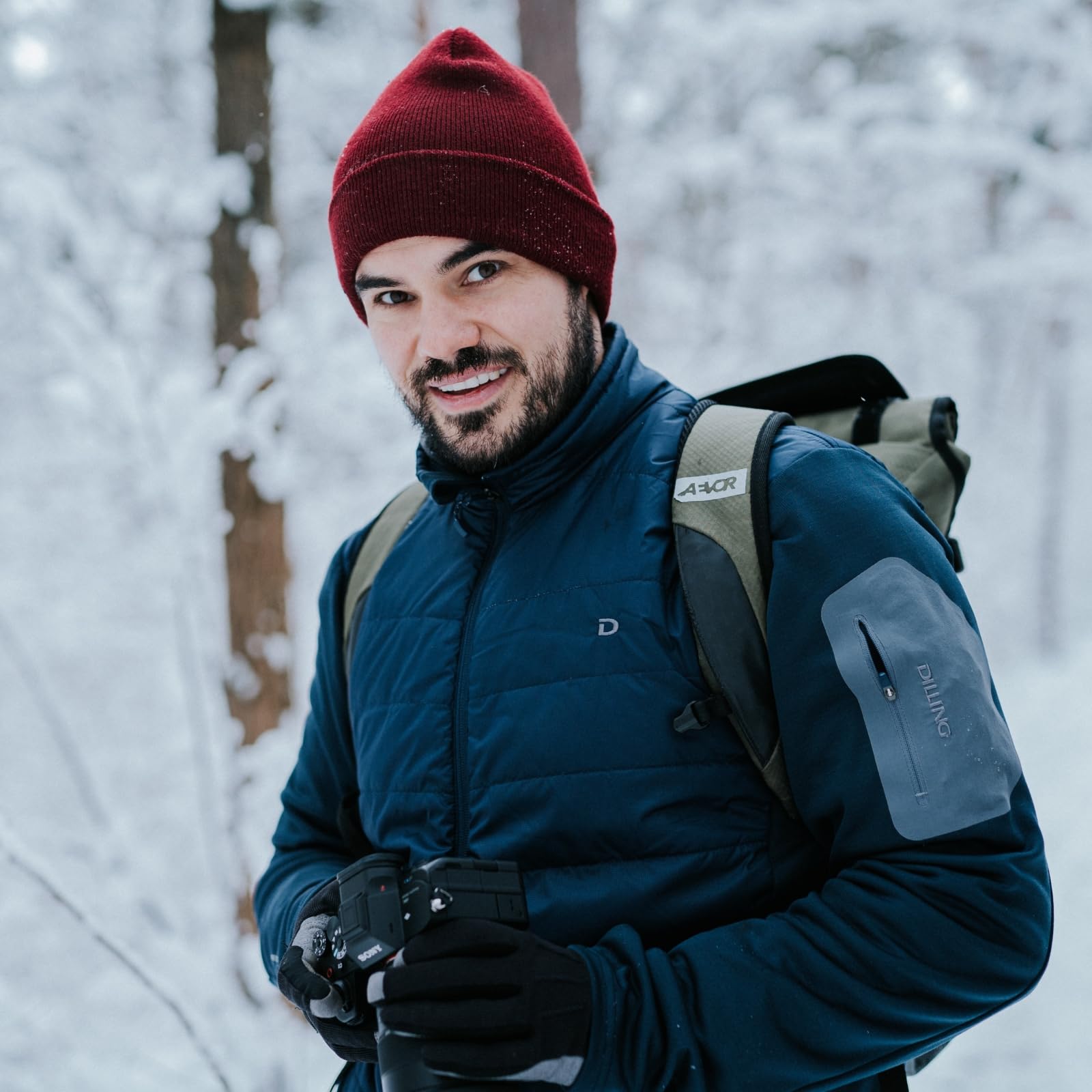 ZOORON Warm Knit Beanies for Men & Women - Winter Cuffed Hats for Cold Weather - Cozy & Stylish for Outdoor Activities, Skiing, and Snowboarding