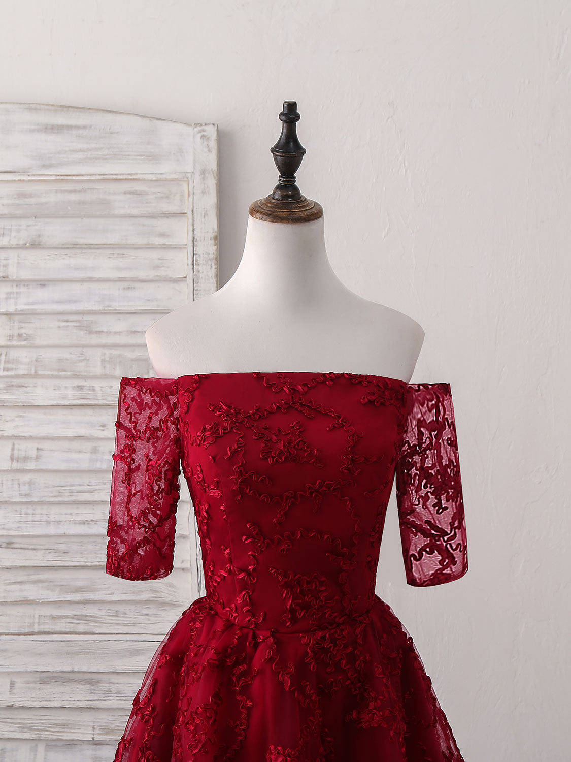 Elegant Burgundy Lace Short Prom Dress for Homecoming, Party & Special Occasions - Sexy A-Line Cocktail Dress for Women