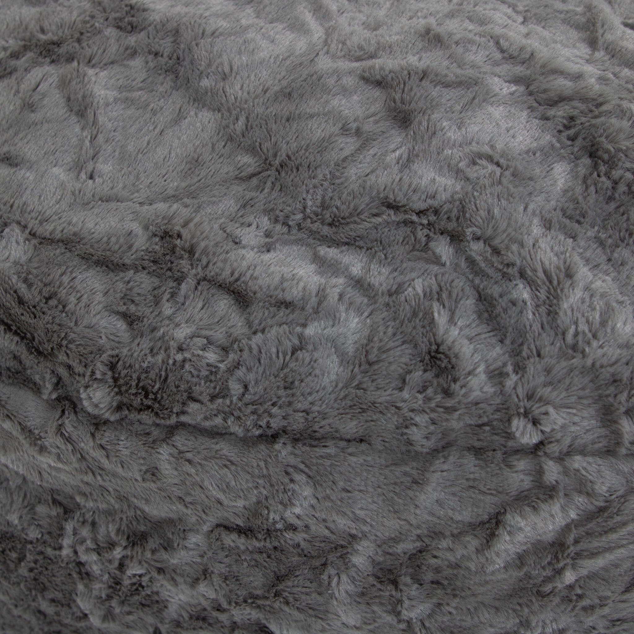 Premium Adult Bean Bag Chair - Extra Large Size with Soft NEST Faux Fur Cover - Perfect for Living Room, Game Room & Dorm Relaxation