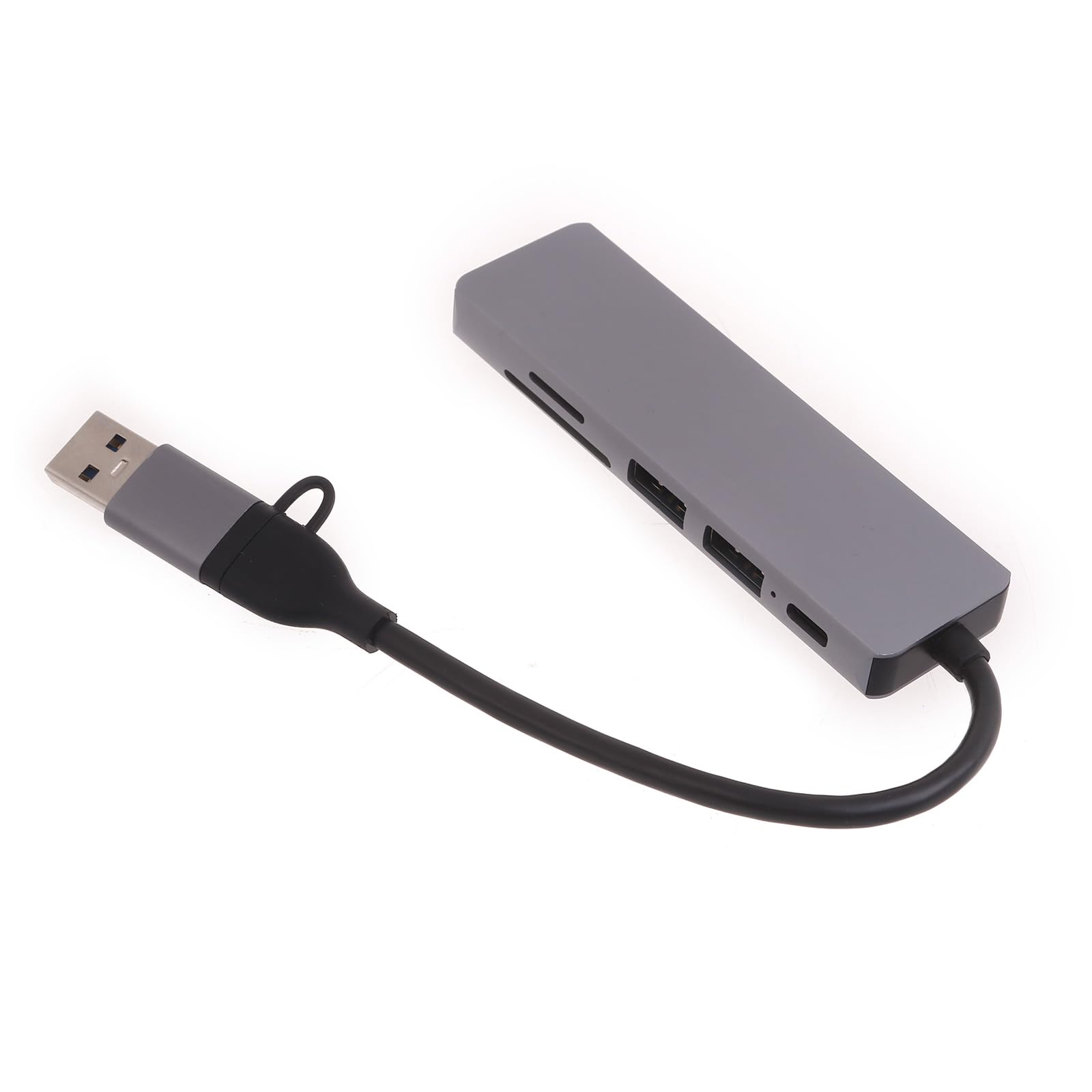 WELLDOER 6-in-1 USB C Hub with 4K HDMI, USB 3.0 Ports, SD/TF Card Reader - USB C Docking Station for MacBook Pro/Air, Dell XPS, HP Laptop - Perfect for Home Office, Travel & Multi-Screen Workstations