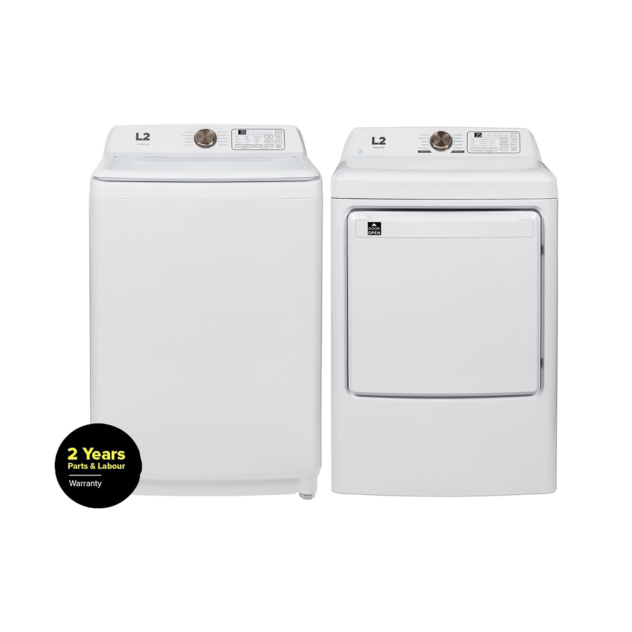 **5.1 Cu.Ft. White Top Load Washer & 7 Cu.Ft. Electric Dryer Combo - LT51N1BWWC/LE47A3AWW - Perfect for Laundry Rooms & Apartments**
