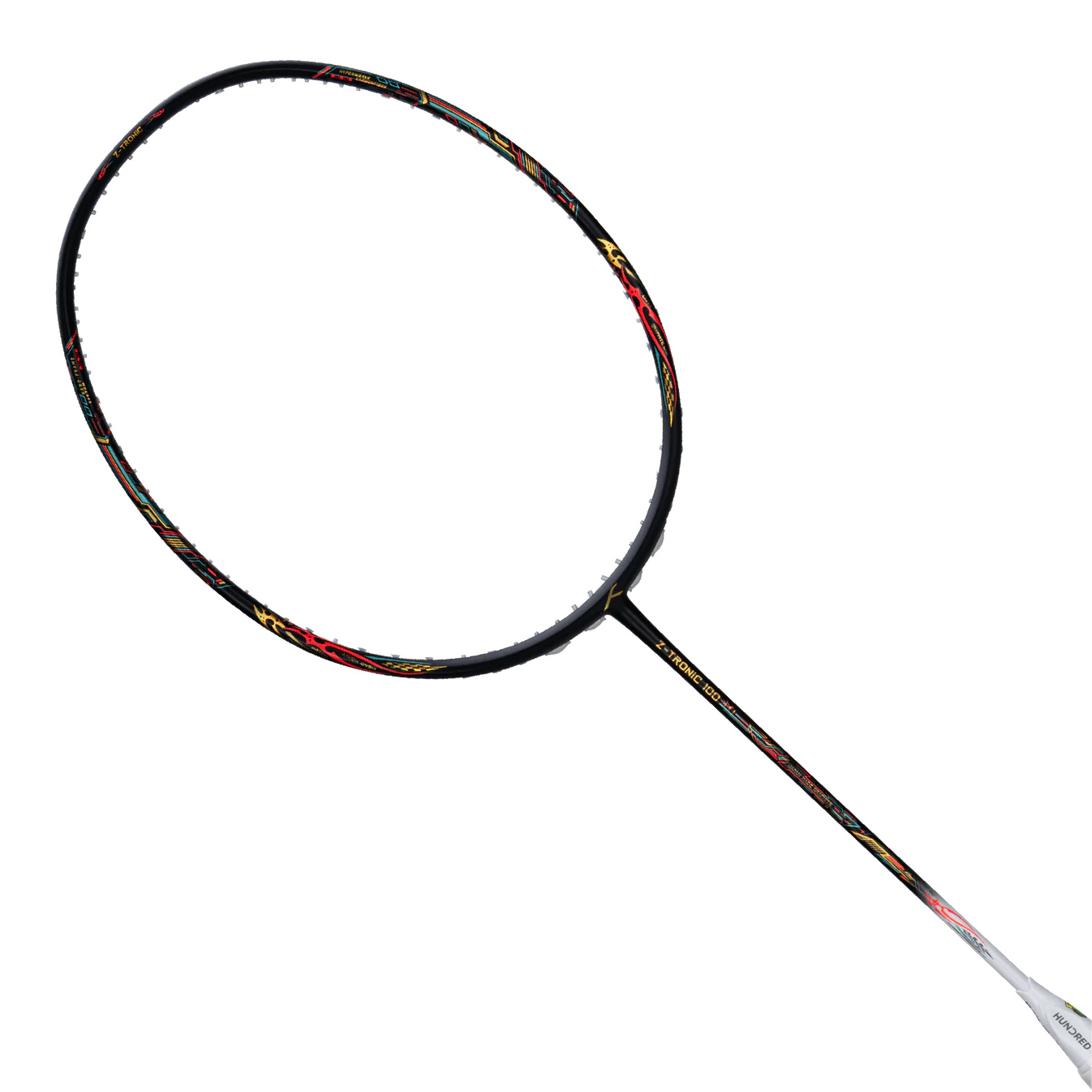Hundred Z Tronic 100 Badminton Racket - Professional Carbon Fiber Badminton Racket for Adults & Teens - Perfect for Indoor/Outdoor Games, Training & Competitive Play