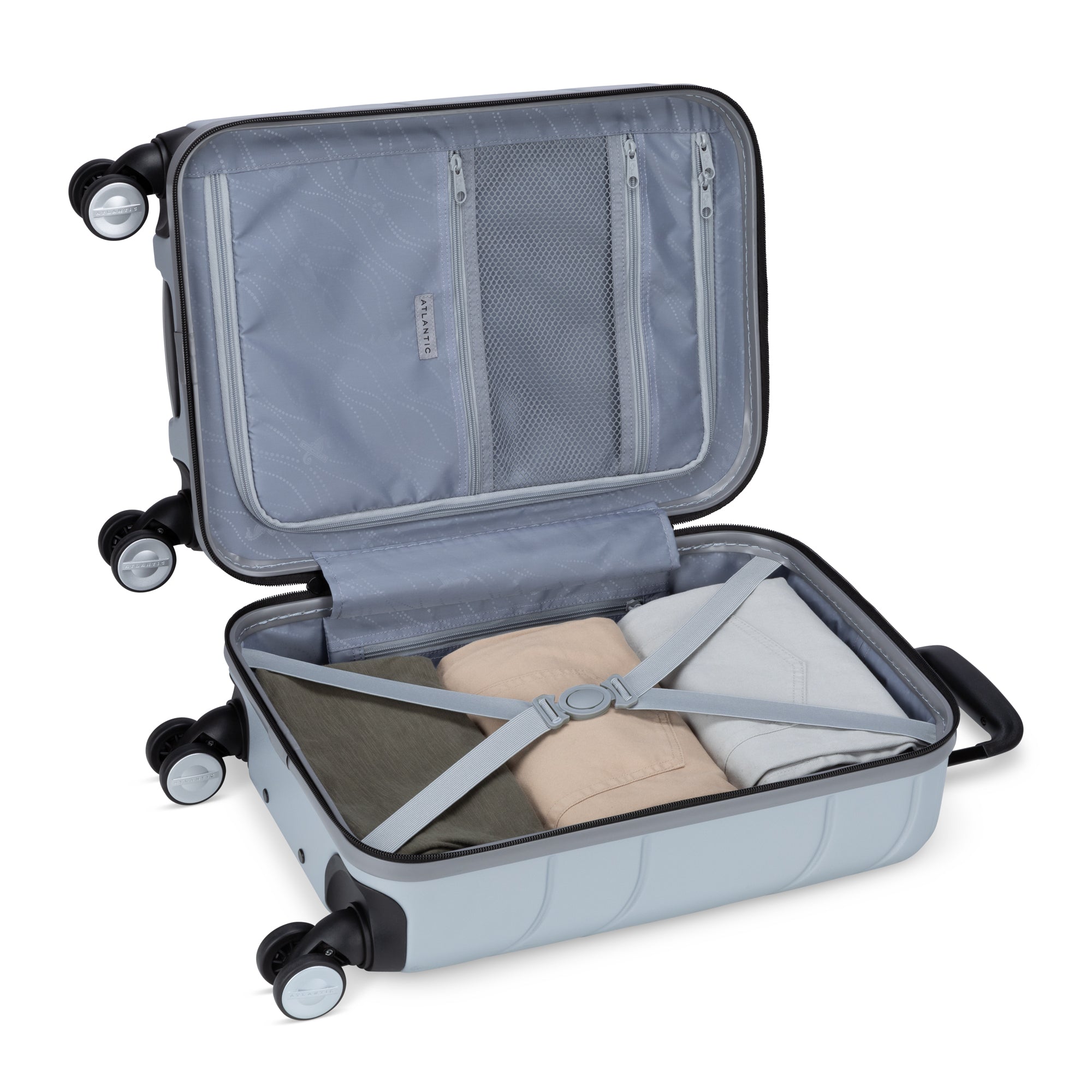 Atlantic Transmarine Carry On Luggage - Lightweight Hardside Spinner Suitcase with TSA Lock for Air Travel, Perfect for Business Trips & Weekend Getaways
