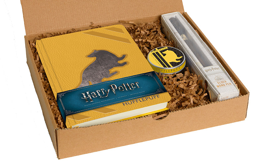 Harry Potter Hufflepuff House Gift Set - Collectible Box Set with Books & Merchandise for Fans - Perfect for Birthday Gifts, Christmas Presents & Potterhead Collections