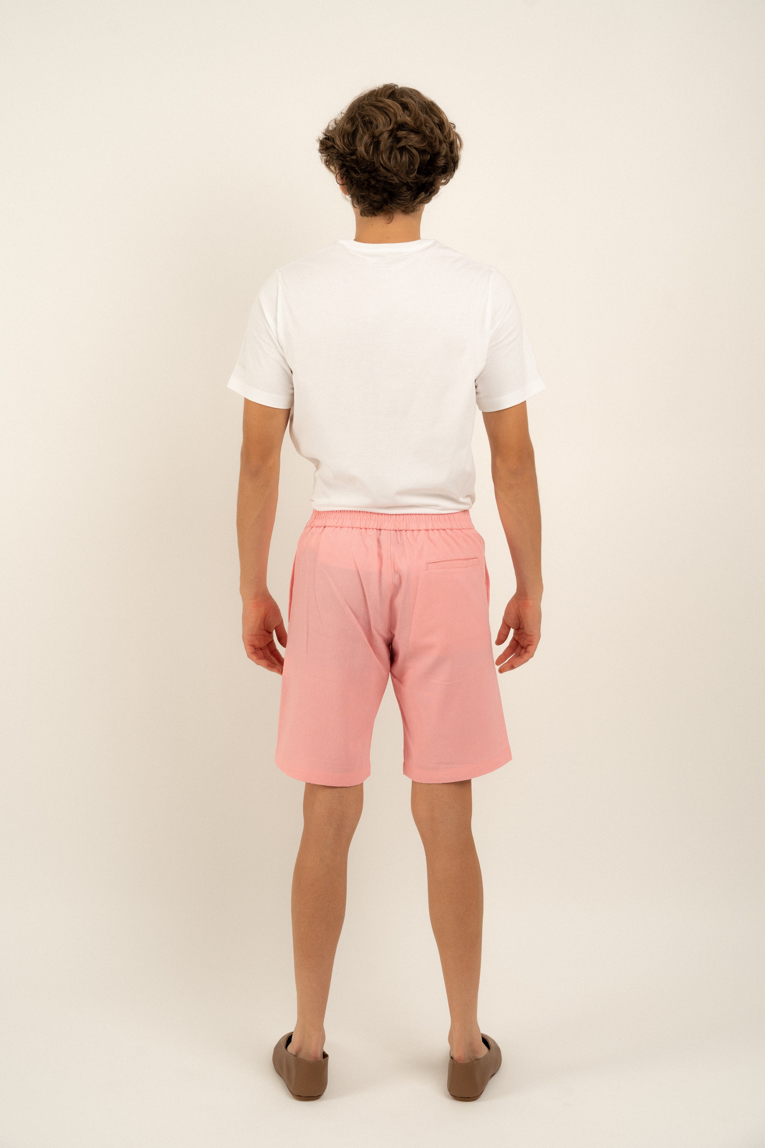 Bondi Pink Linen Shorts for Women - Breathable Summer Casual Shorts with Pockets | Perfect for Beach, Vacation & Everyday Wear