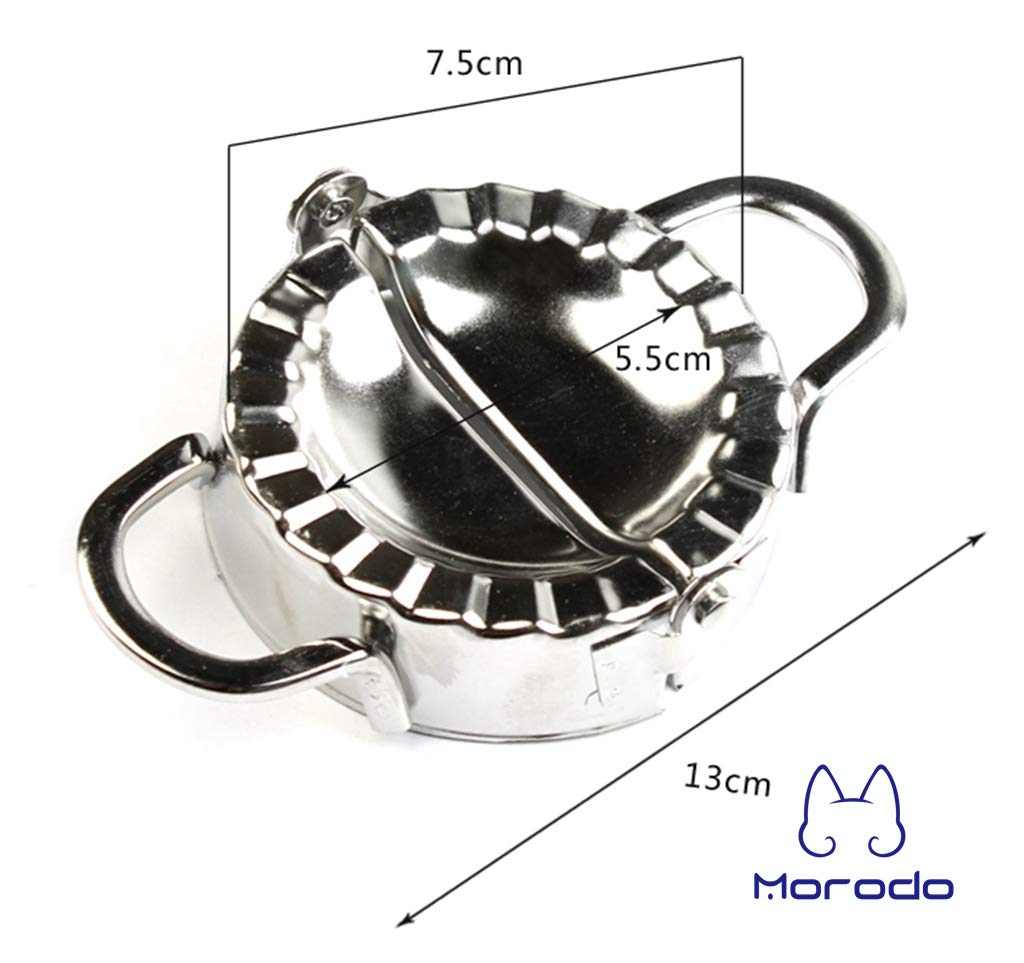 Morodo Dumpling Maker Kit - 1 Dumpling Press & 2 Molds for Quick Homemade Dumplings | Perfect for Asian Cooking, Family Meal Prep & Party Snacks