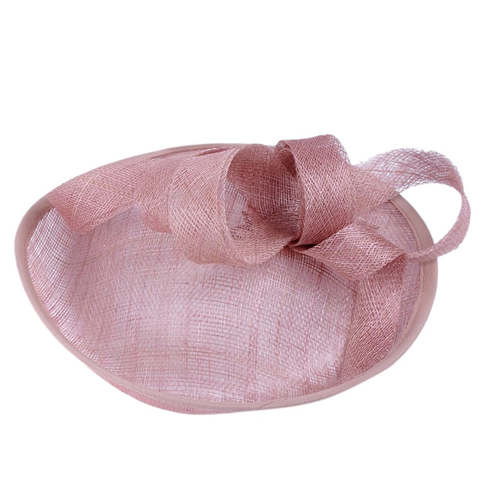 DAMIN Women's Fashion Hat - Elegant Feather & Ribbon Fascinator for Fishing, Baseball, Weddings & Parties | Stylish Mesh Point Hat for Outdoor & Special Events