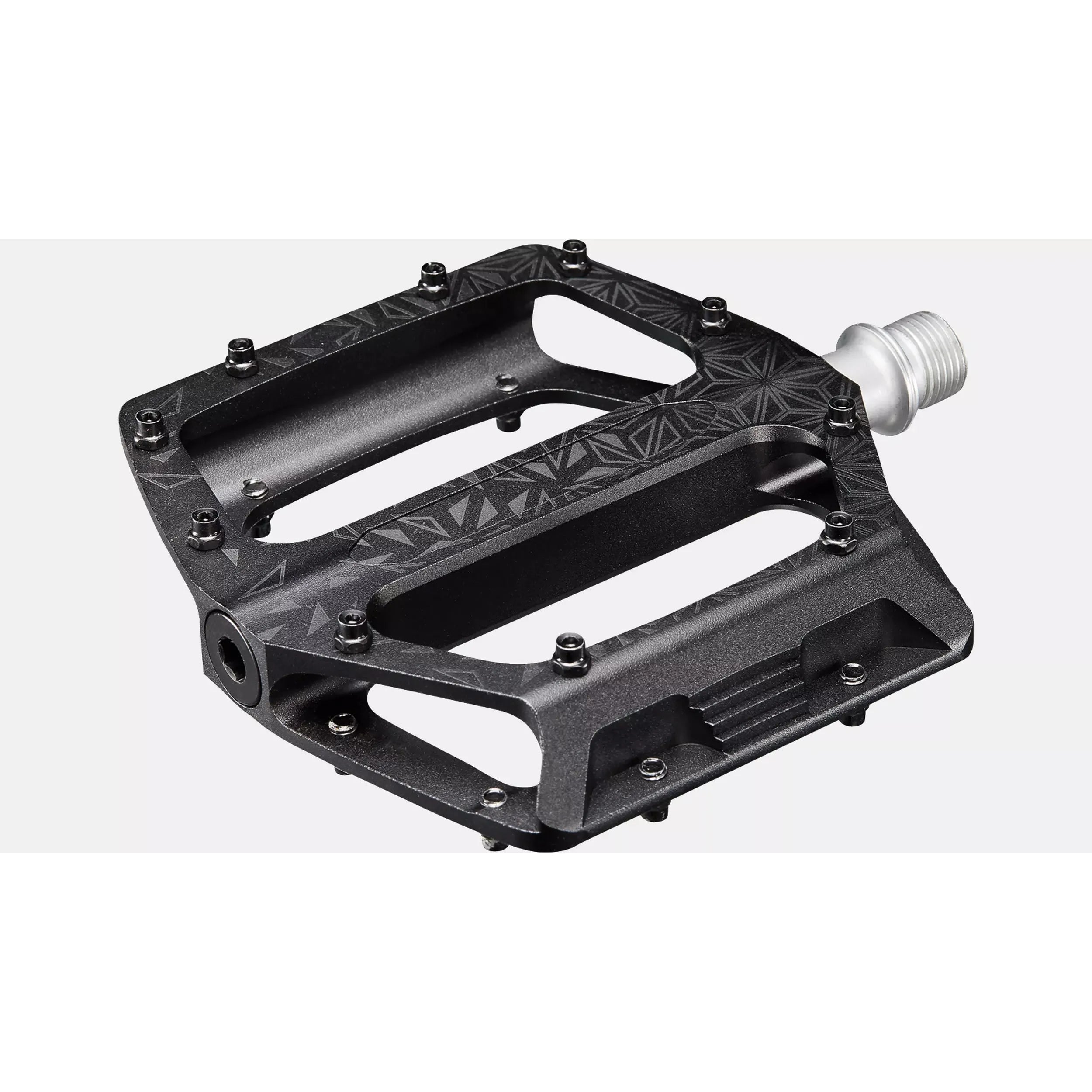 Supacaz Krypto Pedal - CNC Alloy Bike Pedals for Mountain & Road Bicycles | Durable Black Cycling Pedals for Professional & Casual Riders | Perfect for Commuting, Racing & Outdoor Adventures