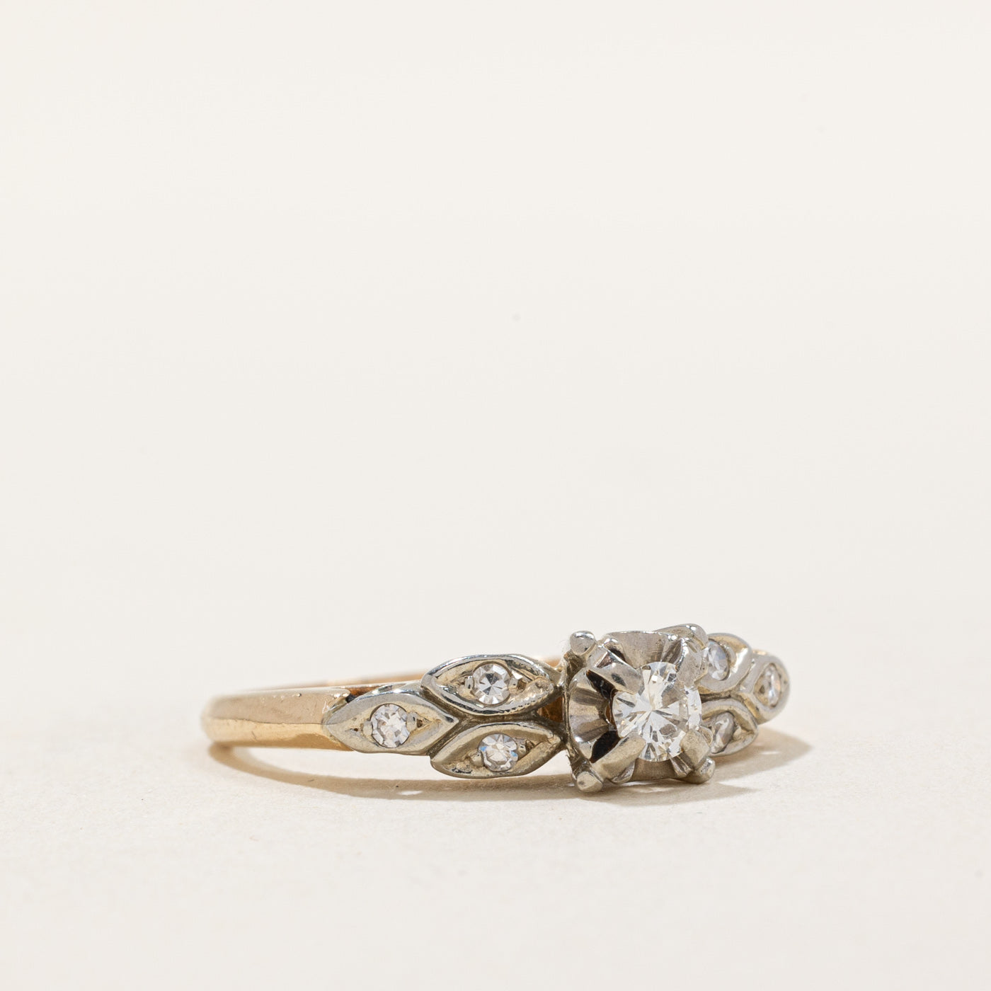 0.18ctw Diamond Engagement Ring for Women - Size 4.5 | Ideal for Proposals, Anniversaries & Special Occasions | Elegant Wedding Jewelry Gift