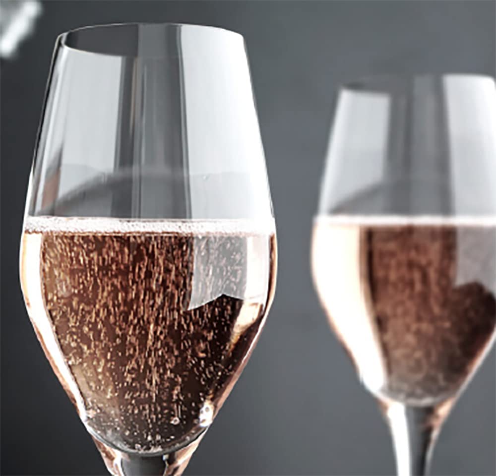 François Montand Sparkling ICE Wine Gift Set - Traditional Method - 6 Bottles Semi-Sec White & Rosé (0.75L Each) - Perfect for Celebrations, Weddings & Romantic Dinners