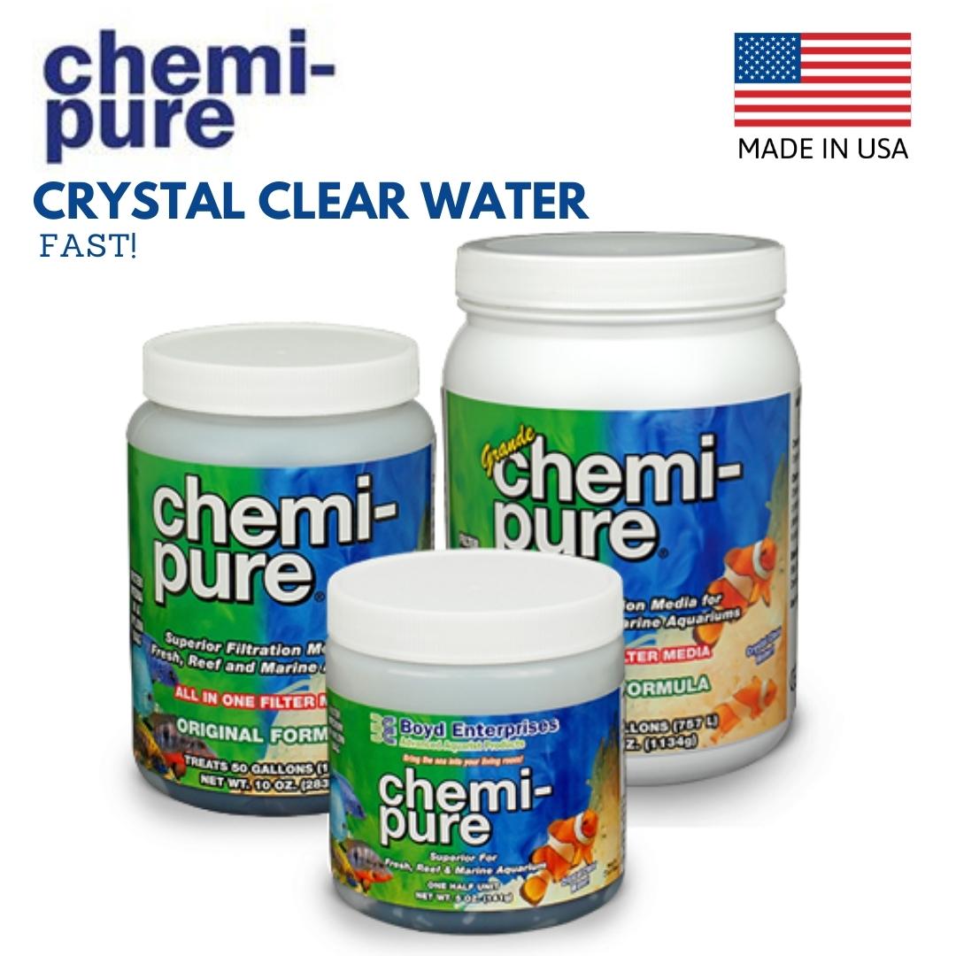 BOYD Chemipure Aquarium Filter Media - Crystal Clear Water for Freshwater & Saltwater Fish Tanks | Removes Toxins, Odors & Discoloration | Ideal for Reef Tanks, Planted Aquariums & Aquatic Habitats