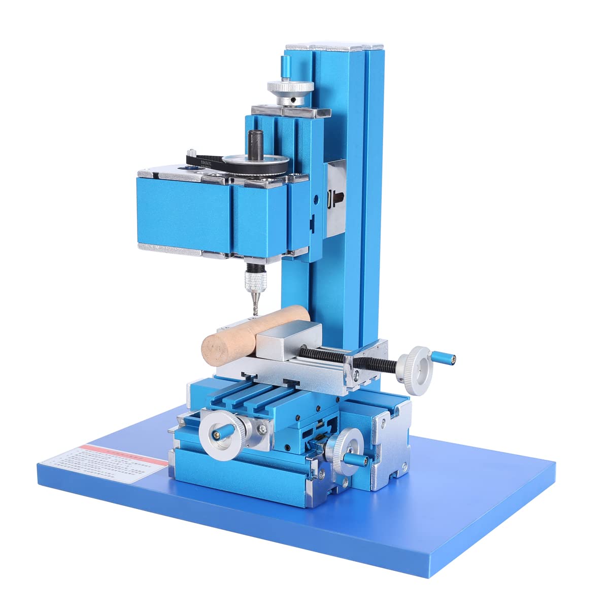 ELEOPTION Mini Metal Milling Machine - Benchtop Wood Lathe for DIY Woodworking, Science Education & Model Making - 100-240V AC Power - Perfect for Home Workshops, School Projects & Hobby Crafting