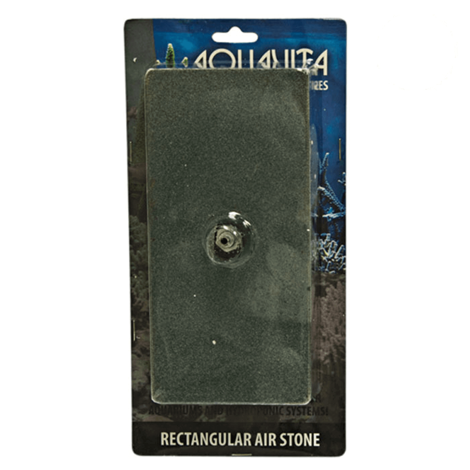 AquaVita Premium Rectangular Air Stone for Aquariums - High Oxygenation & Bubble Diffusion - Ideal for Fish Tanks, Hydroponics, and Pond Aeration