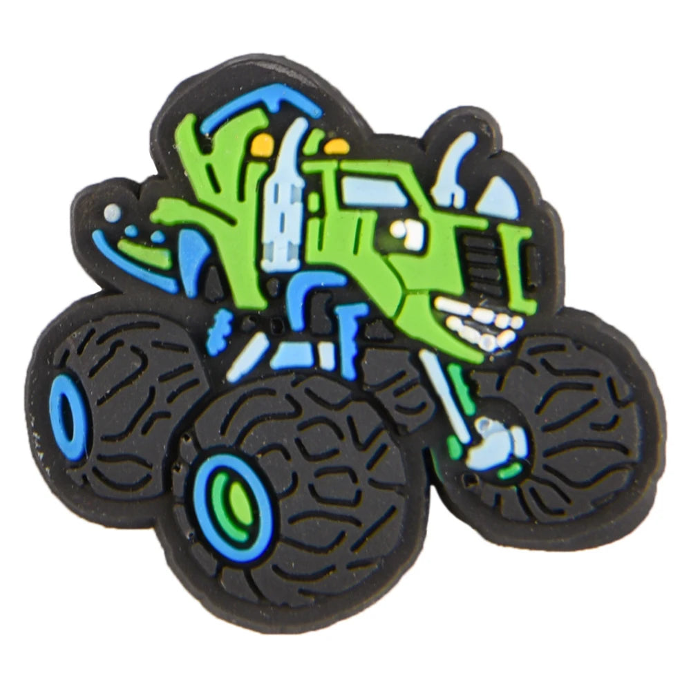 Cool PVC Motorcycle Shoe Charm - Racing Bike Accessories for Men & Women - DIY Shoe Pins & Wristband Decor - Perfect for Bikers, Gifts & Motorcycle Enthusiasts