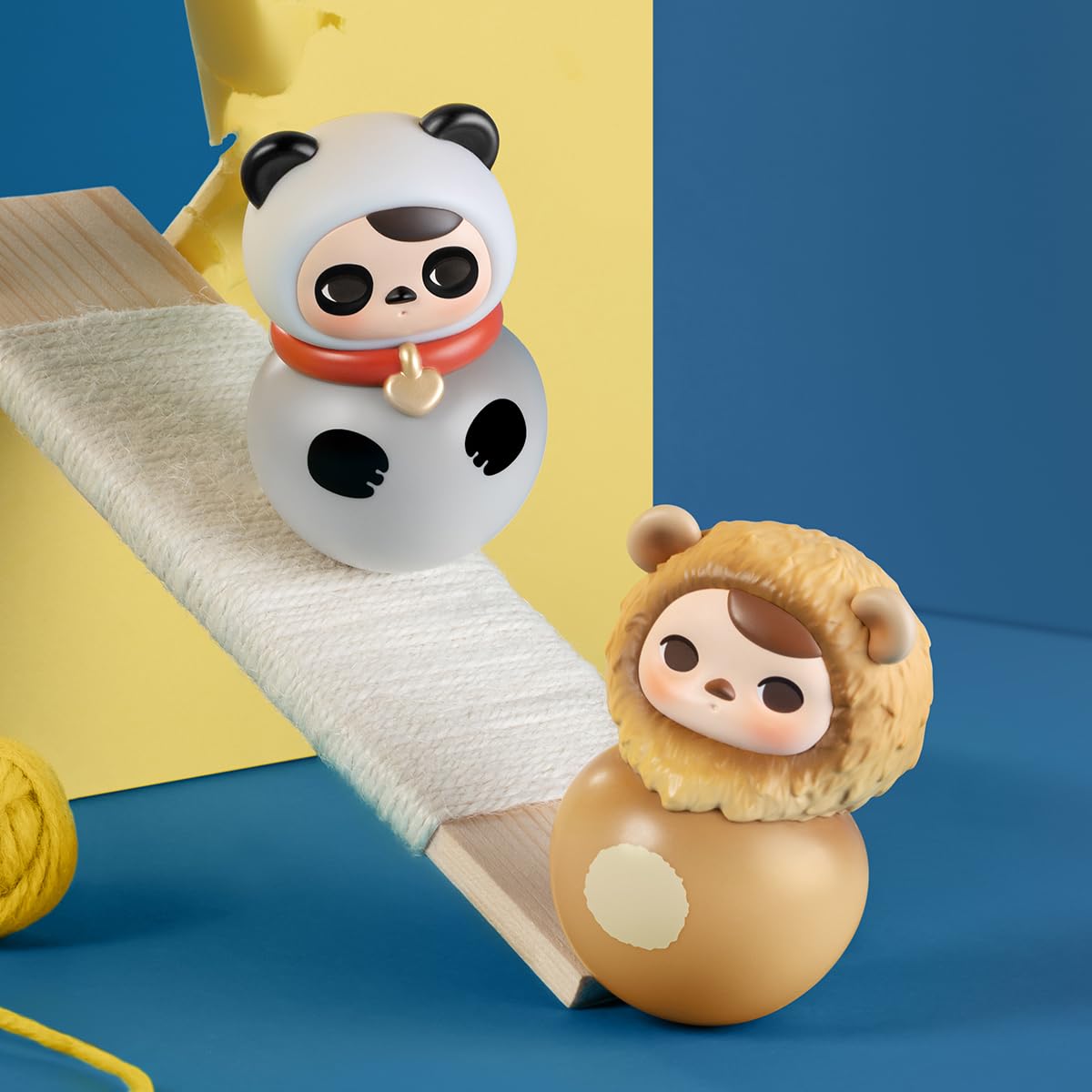 POP MART PUCKY Roly-Poly Kitty Series Anime Action Figures - Complete Set of 12 Collectible Artificial Toys for Display & Gift Giving | Perfect for Anime Fans, Office Desk Decor & Kawaii Collections