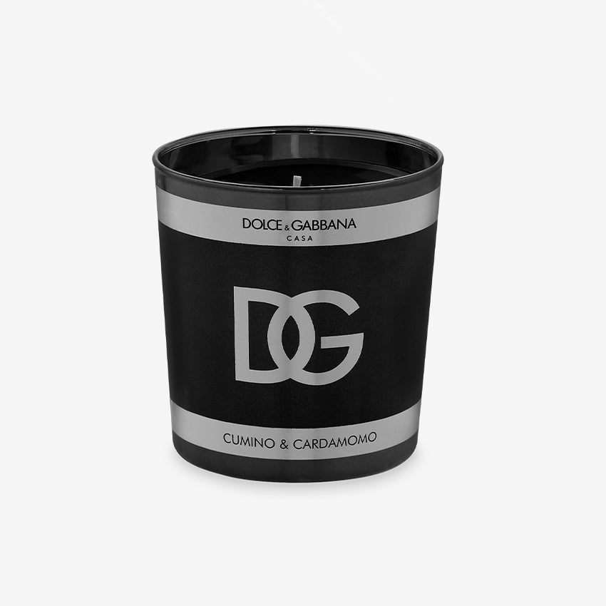 Dolce & Gabbana Casa Luxury Scented Candle - Cumin & Cardamom Fragrance for Home Decor, Romantic Dinner & Spa Relaxation
