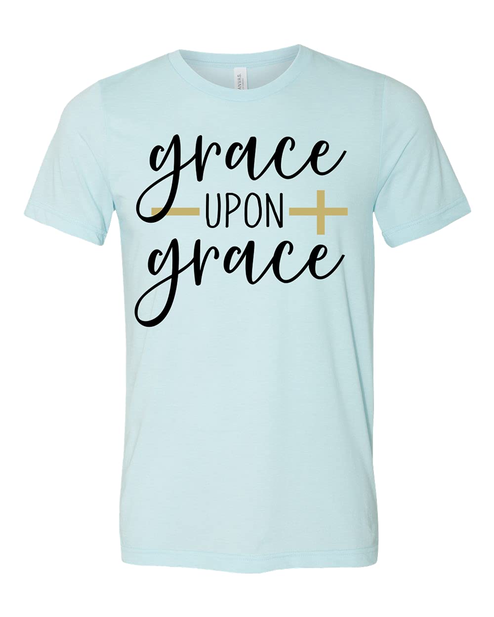 Best Christian T-Shirts for Men & Women - Grace Upon Grace, Jesus & Faith Inspired Religious Shirts with Bible Quotes - Perfect for Church, Worship & Daily Inspiration