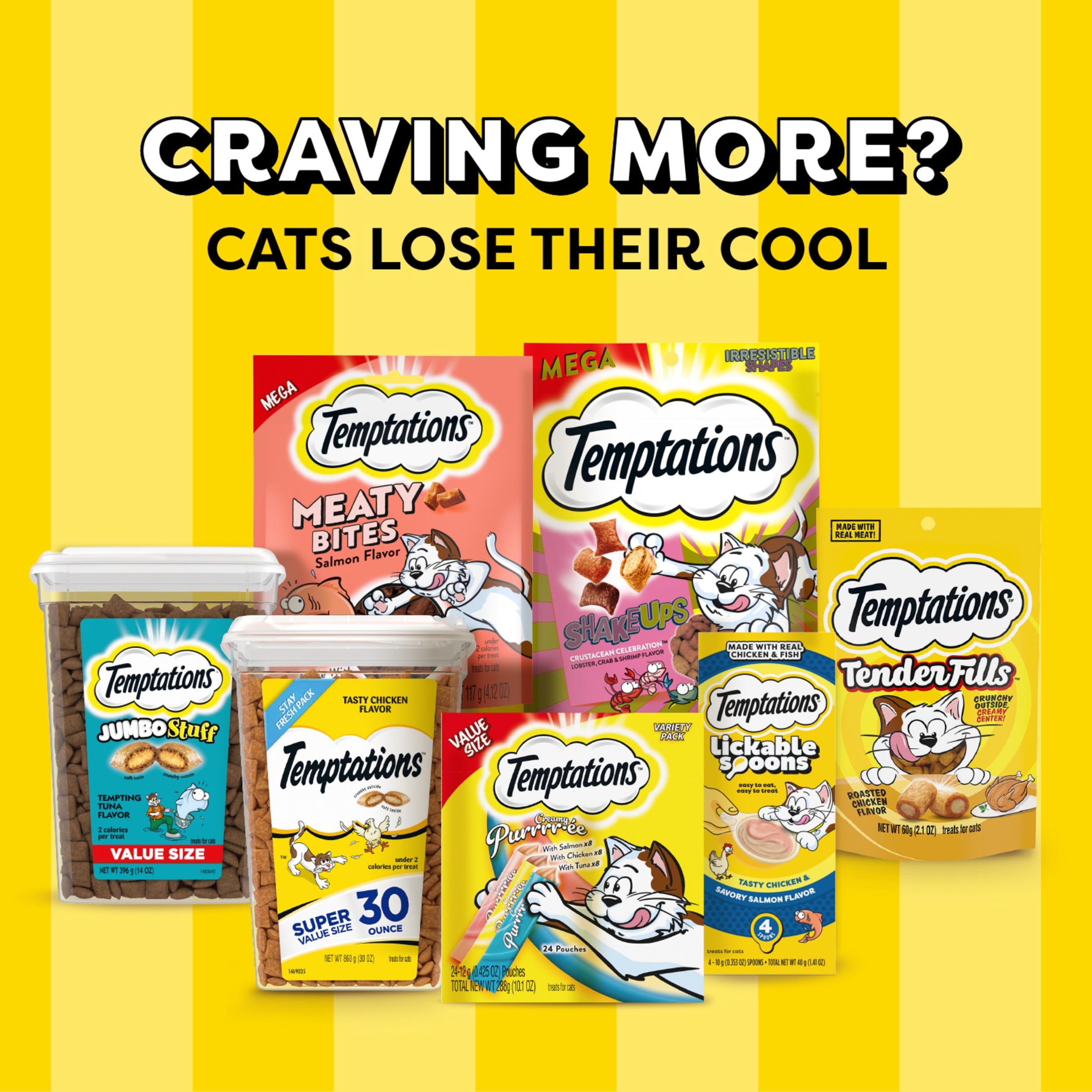 Temptations Classic Crunchy & Soft Cat Treats - Tasty Chicken Flavor 3oz Pouch (12 Pack) | Healthy Snacks for Indoor & Outdoor Cats | Perfect for Training, Rewards & Bonding