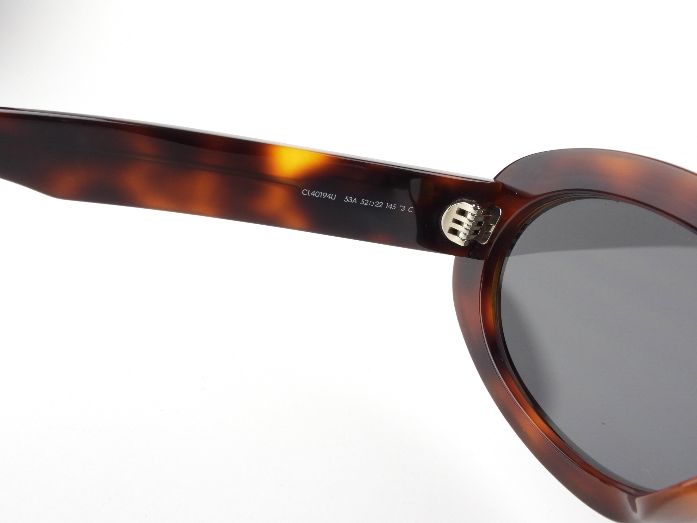 Celine Brown Tortoise Shell Triomphe Sunglasses for Women - Classic Luxury Designer Shades for Fashion & Sun Protection - Perfect for Beach, Driving & Everyday Wear