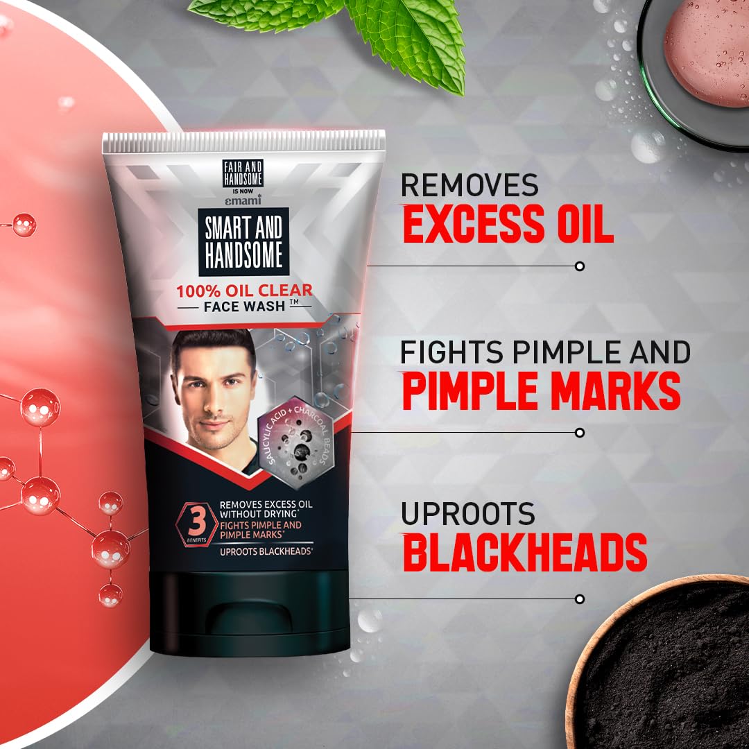Oil-Free Instant Radiance Face Wash for Clear Skin - 50g | Gentle Cleansing for Acne-Prone & Sensitive Skin | Daily Skincare Routine & Travel Essential