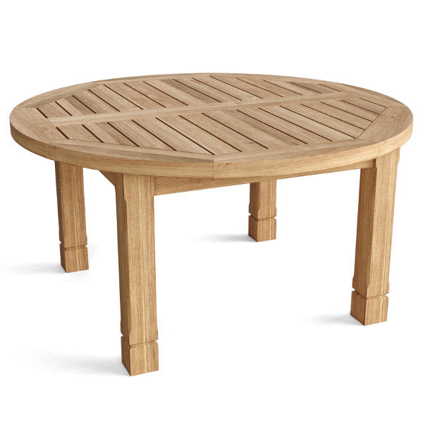 SouthBay Round Coffee Table - Modern Wooden Living Room Center Table for Home Decor & Entertaining | Perfect for Small Spaces, Apartments & Cozy Gatherings