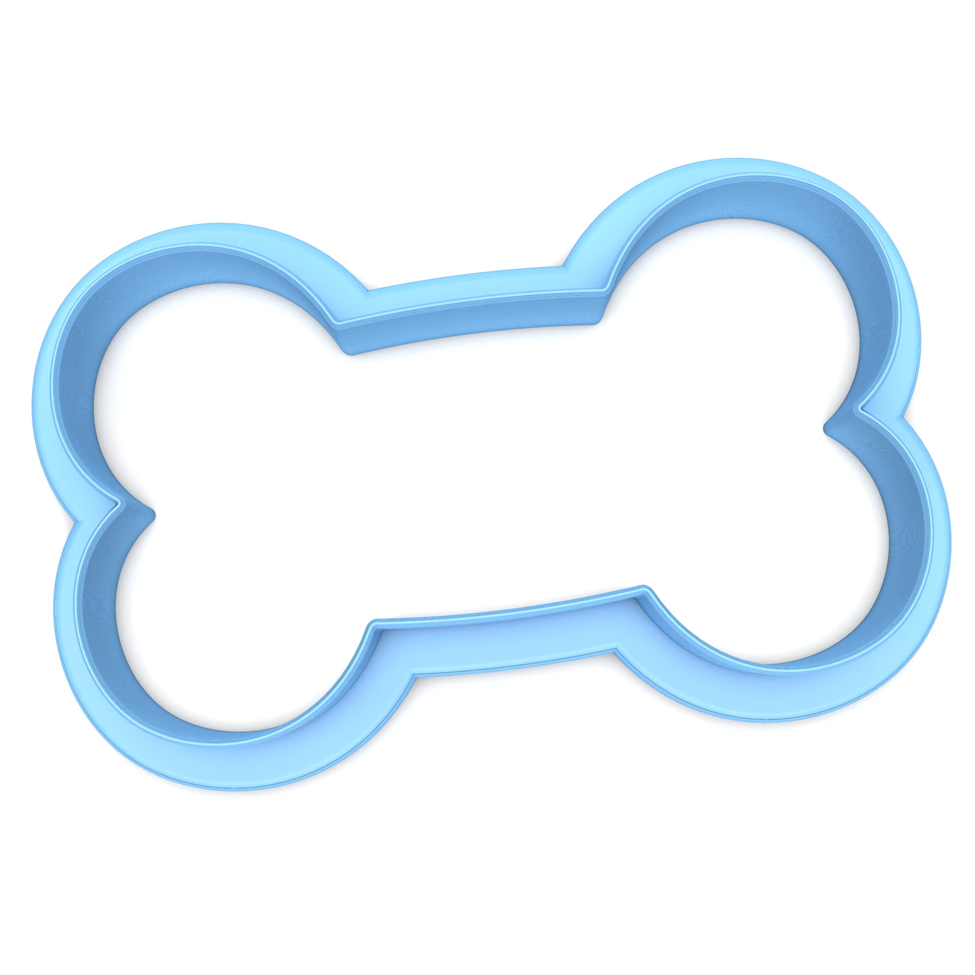 Sweet Prints Inc Chubby Dog Bone Cookie Cutter - 3 Inch Stainless Steel, Dishwasher Safe - Perfect for Dog Treats, Birthday Parties & Holiday Baking