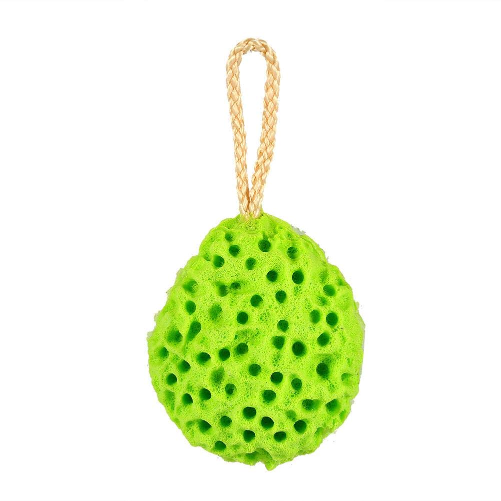 4 Colors Soft Sponge Body Bath Ball - Exfoliating Shower Scrubber for Smooth Skin | Spa & Bath Accessories | Gentle Cleansing for Daily Use (Green)