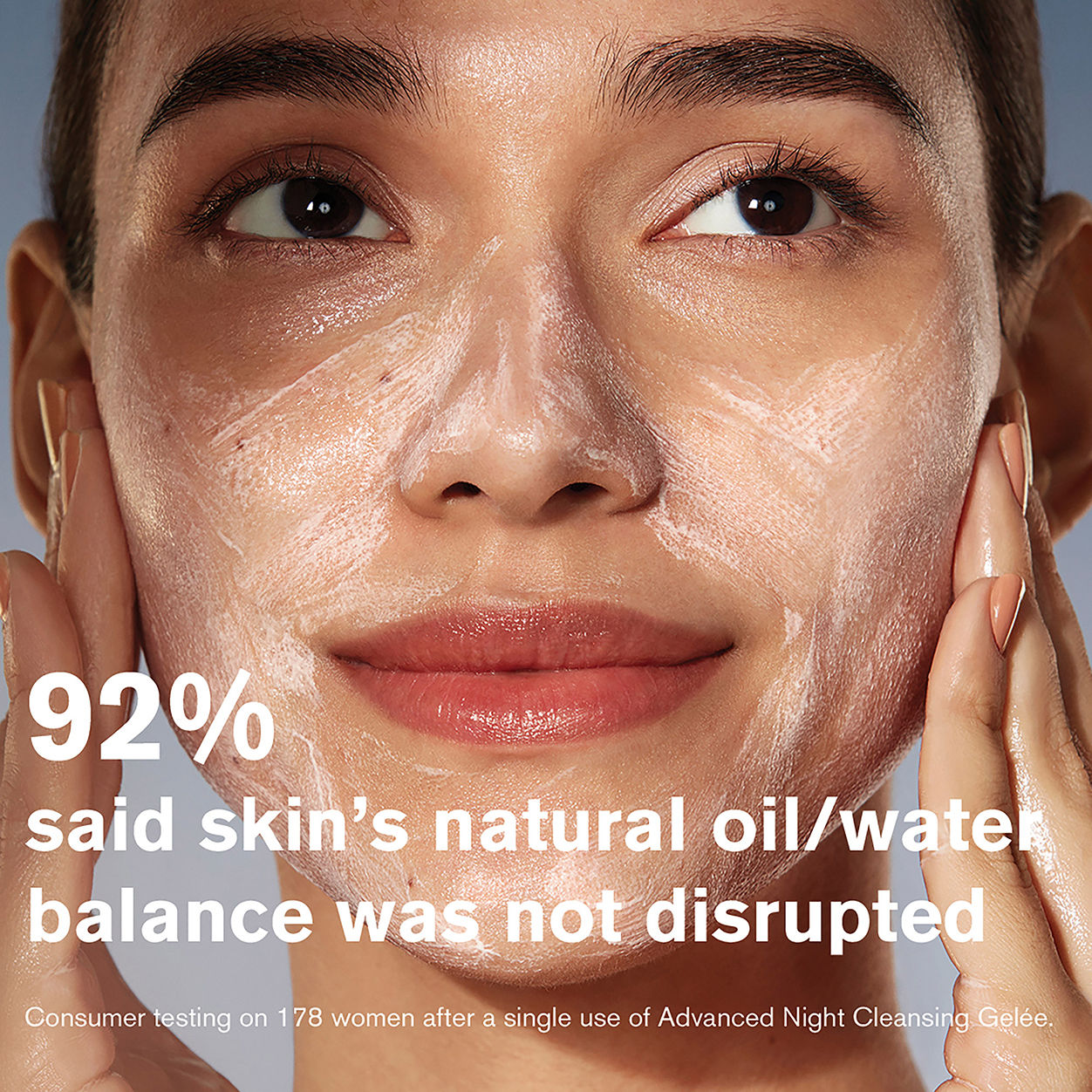 Advanced Night Cleansing Gelée with 15 Amino Acids - Gentle Face Wash for Oily & Sensitive Skin | Perfect for Evening Skincare Routine & Deep Pore Cleansing