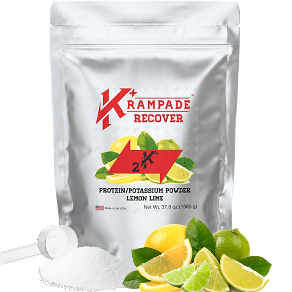 Premium Whey Protein Electrolyte Powder with 30g Protein & 7g BCAA - 2000mg Potassium + Magnesium Supplement (2X More Potassium Than Coconut Water) - Ideal for Post-Workout Recovery, Hydration & Muscle Growth