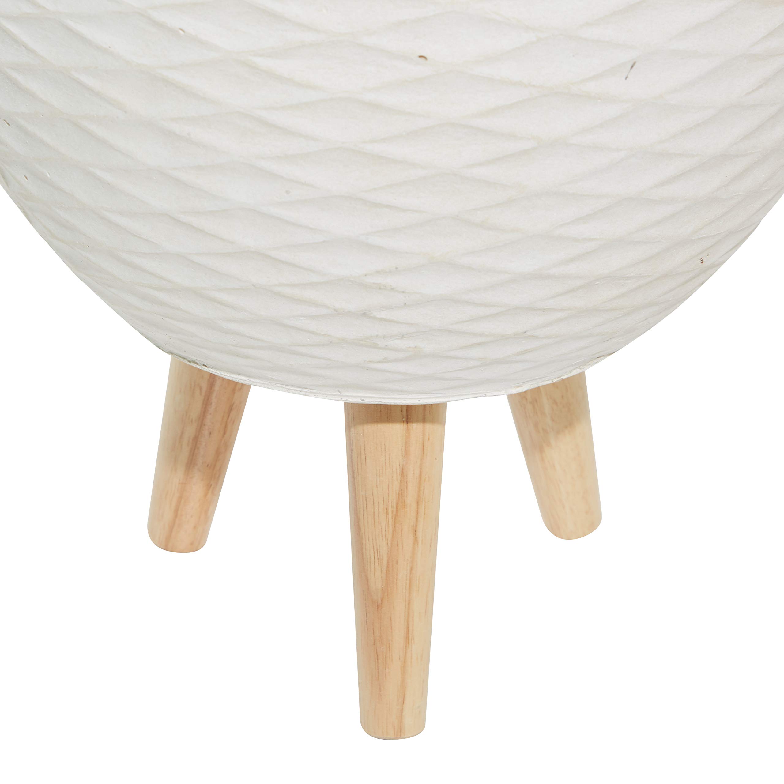 Deco 79 Modern Ceramic Geometric Planter Set of 2 - 16