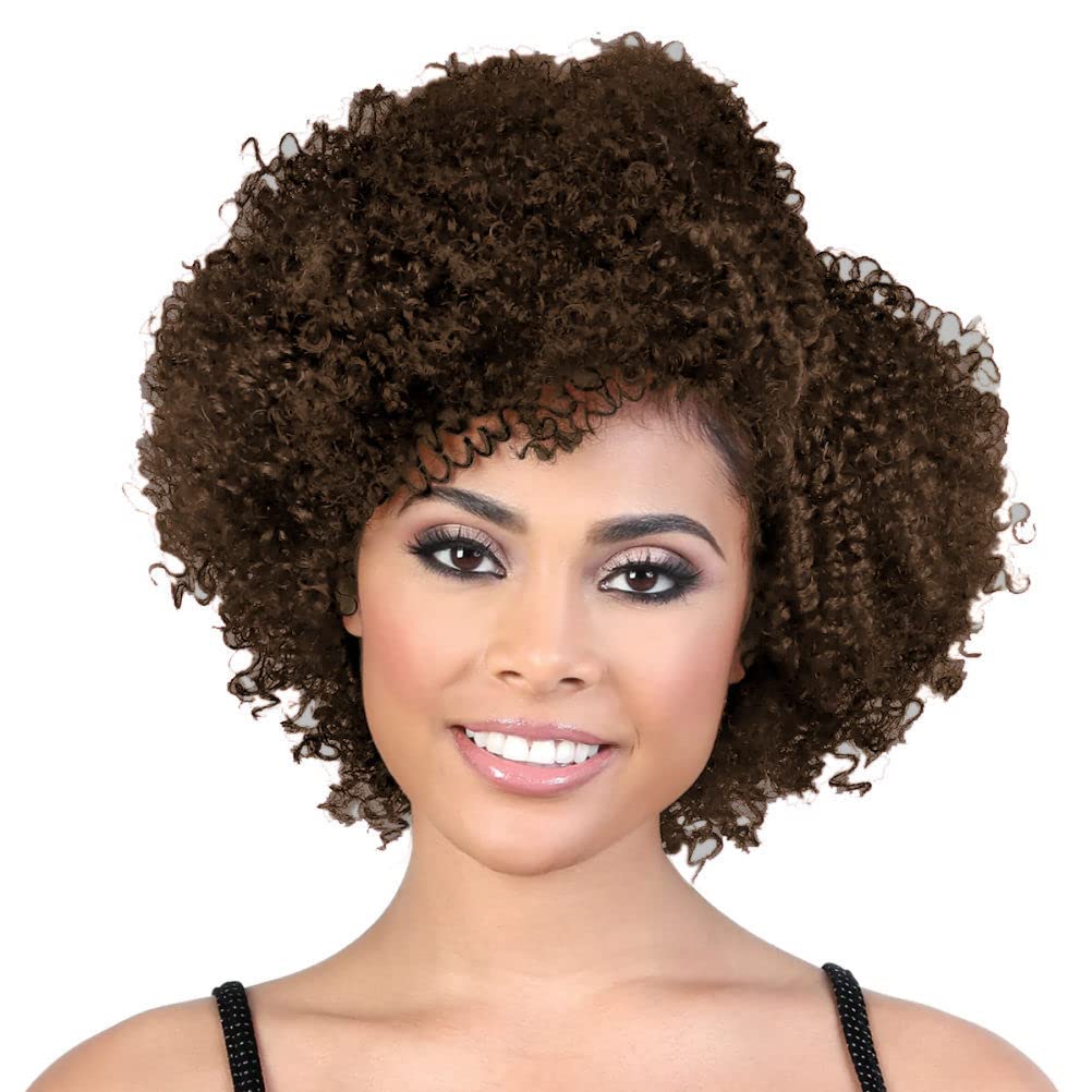 Motown Tress Dp.emma Heat Resistant Fiber Lace Part Wig in 4 Colors | Natural Looking Synthetic Hairpiece for Women | Perfect for Daily Wear, Cosplay & Special Occasions