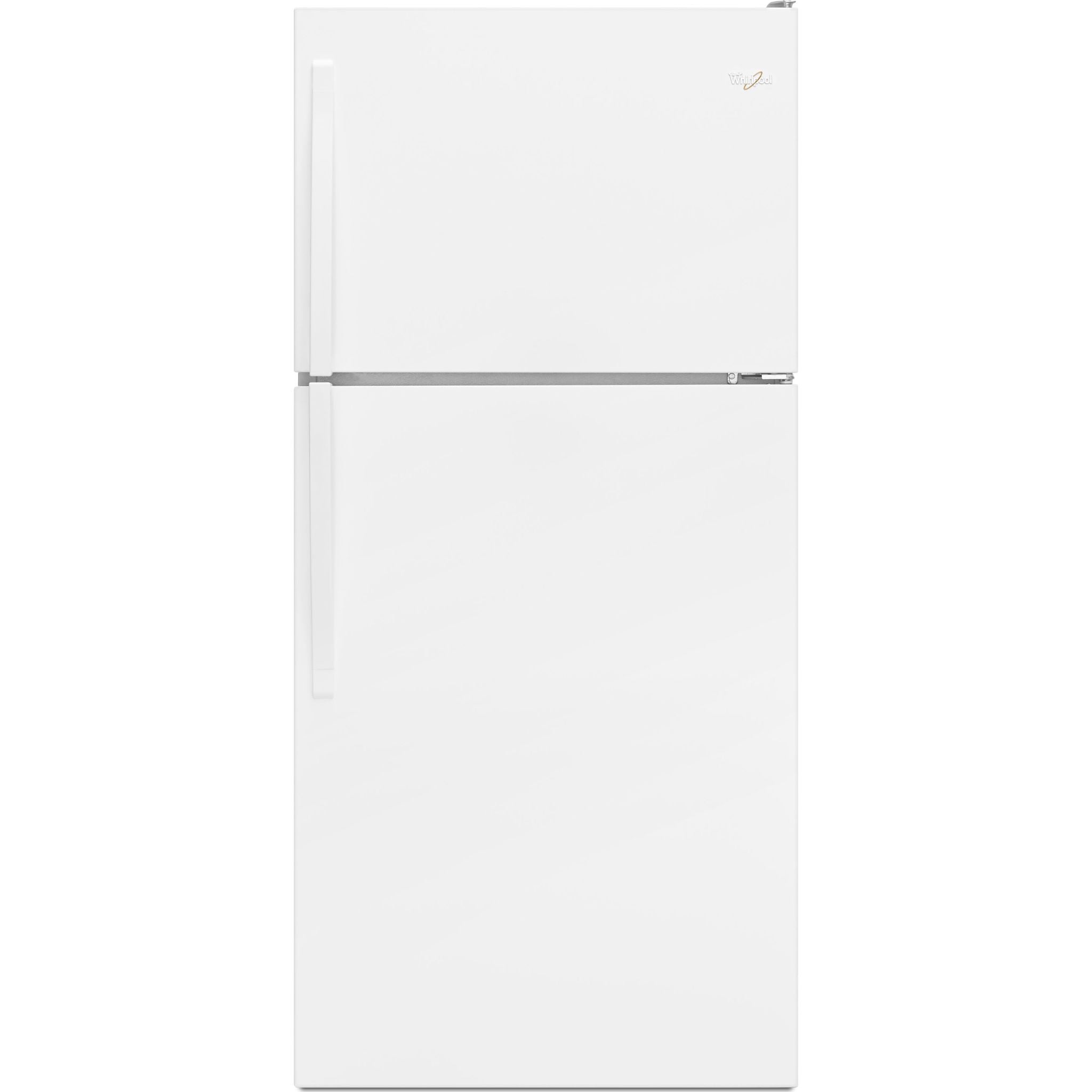 Whirlpool WRT318FZDW 18 cu. ft. Top Freezer Refrigerator in White - Energy Efficient Kitchen Appliance for Home & Apartment Use