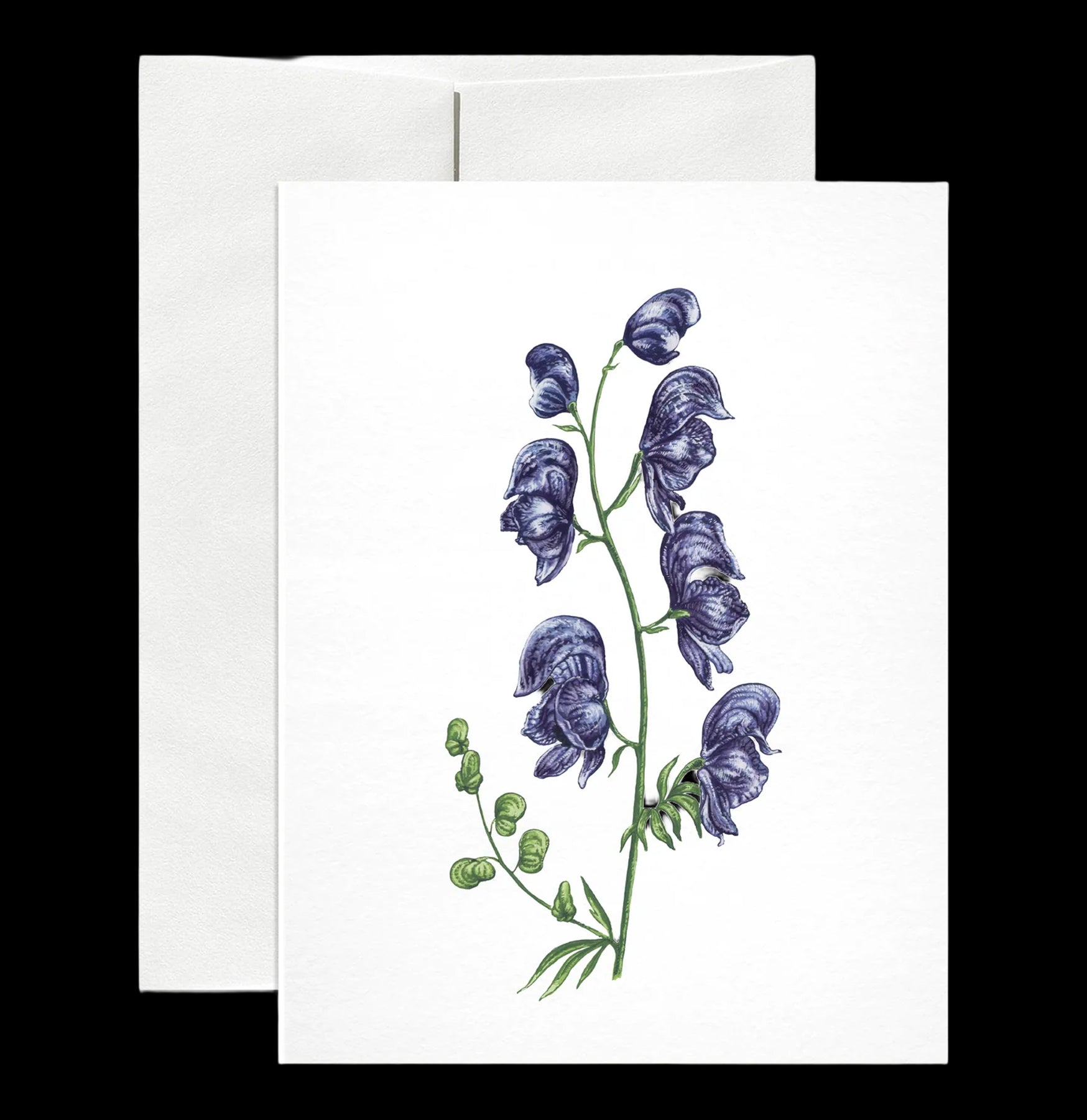 Wolf's Bane Greeting Card - Unique Gothic Greeting Card for Halloween, Birthday & Special Occasions - Perfect for Dark Romance Lovers & Gothic Gift Giving