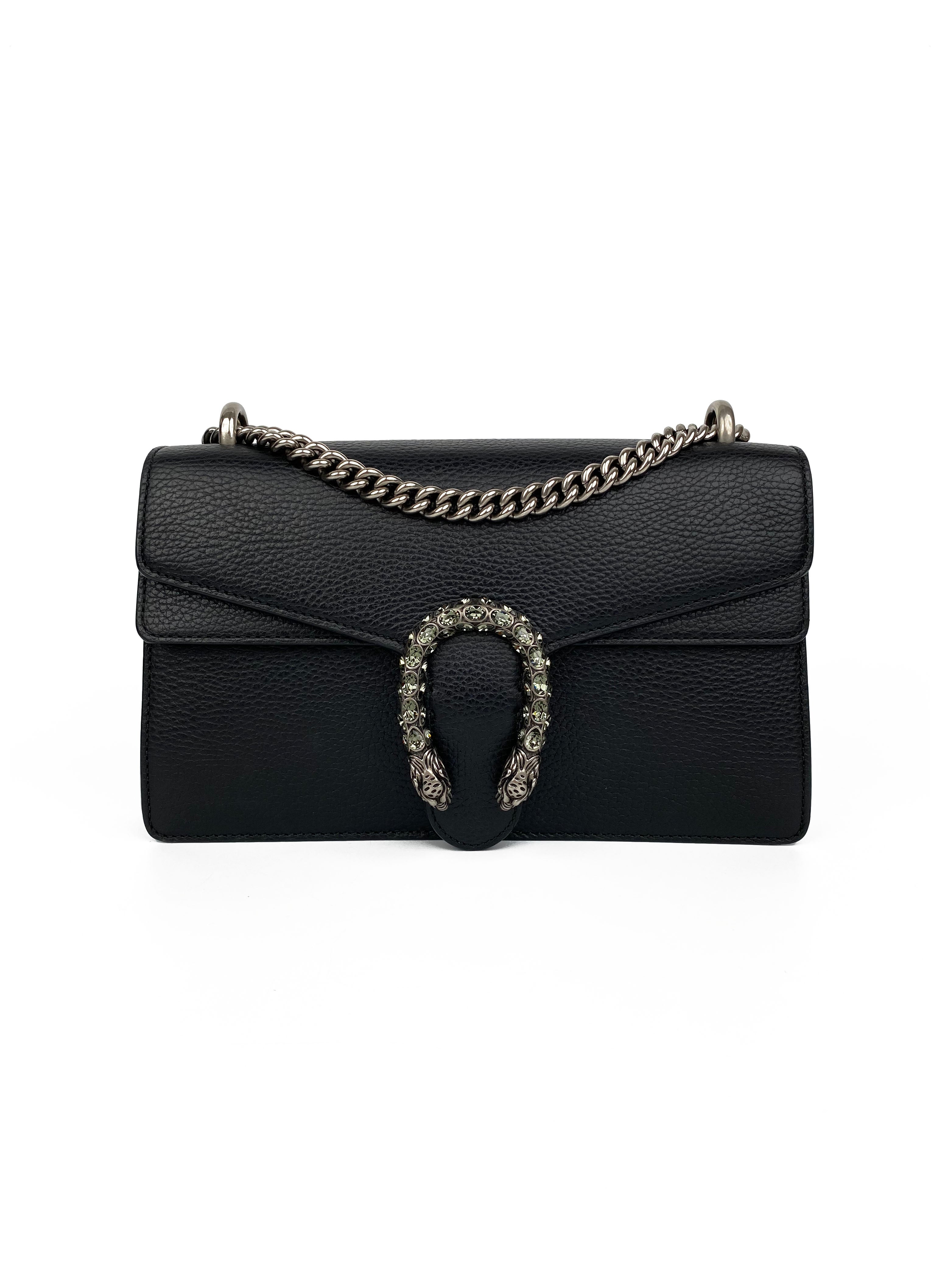 Gucci Small Black Dionysus Bag - Luxury Shoulder Bag for Women, Perfect for Parties, Dates & Evening Events