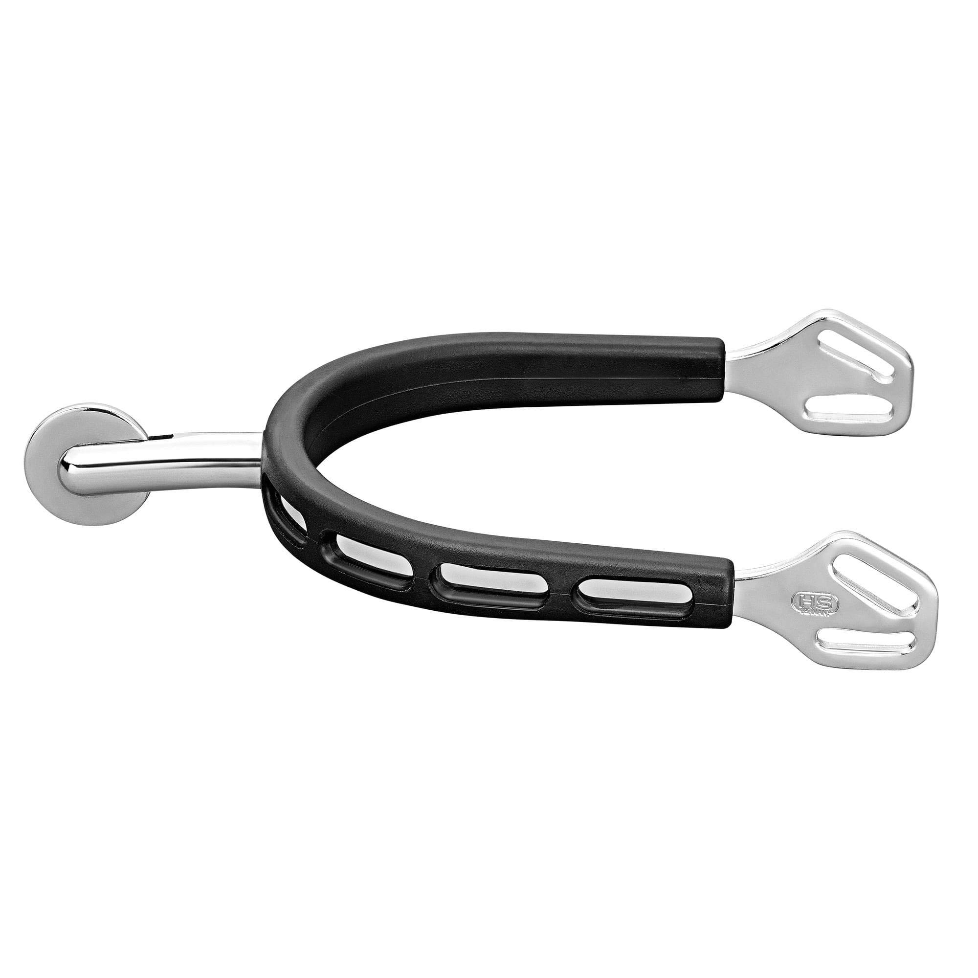HS Sprenger Ultra FIT Extra Grip Spurs with Big Round Rowel - Premium Horse Riding Spurs for Equestrian Training & Western Riding - Perfect for Dressage, Jumping & Trail Riding